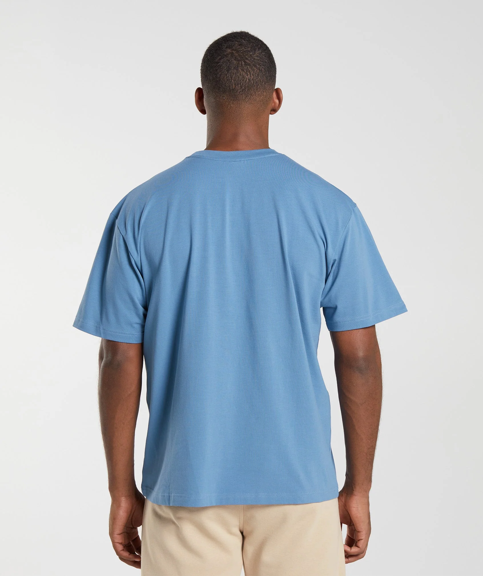 Gymshark Essential Oversized T-Shirt - Denim Blue - Image 2