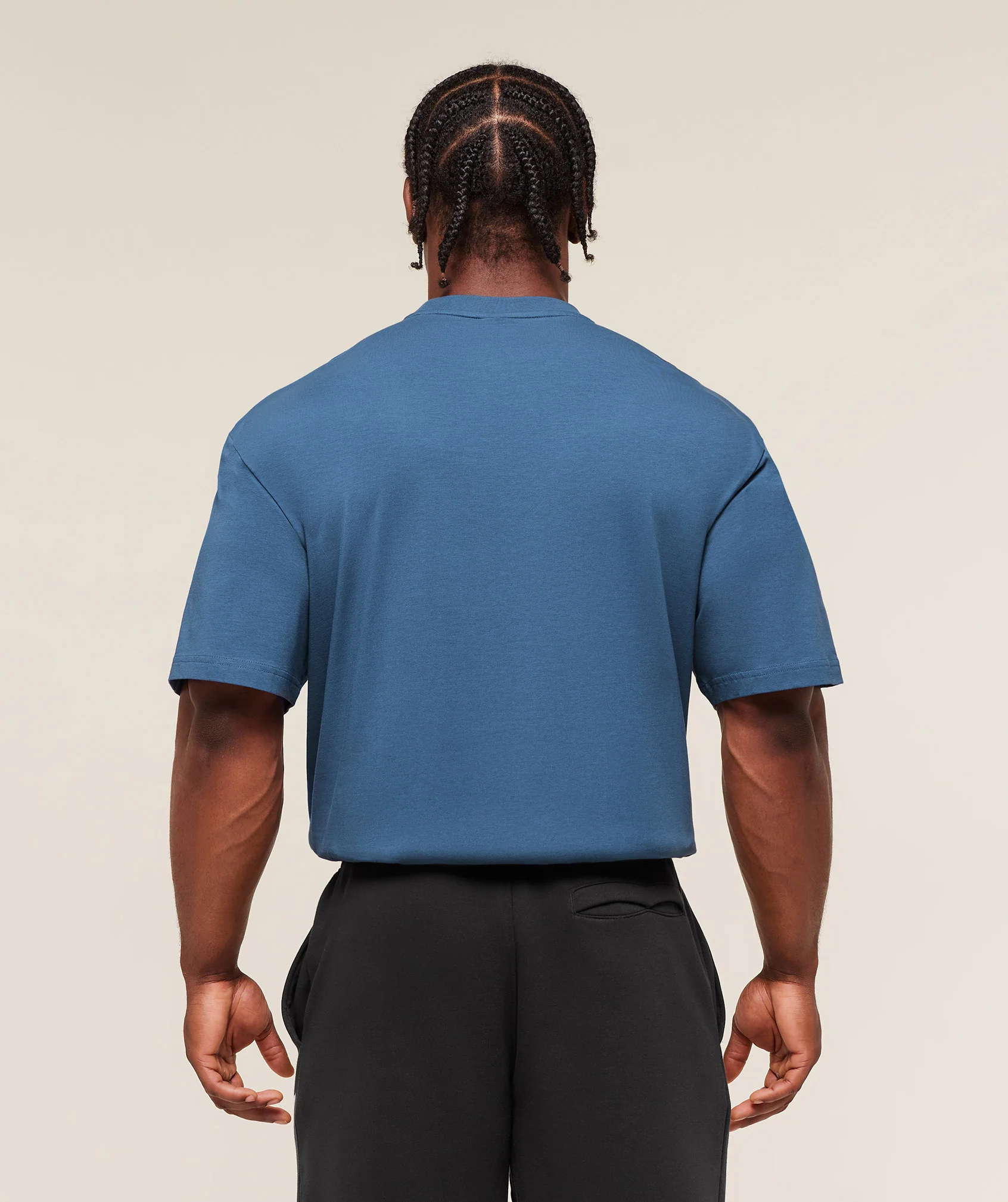 Gymshark Essential Oversized T-Shirt - Compound Blue - Image 2
