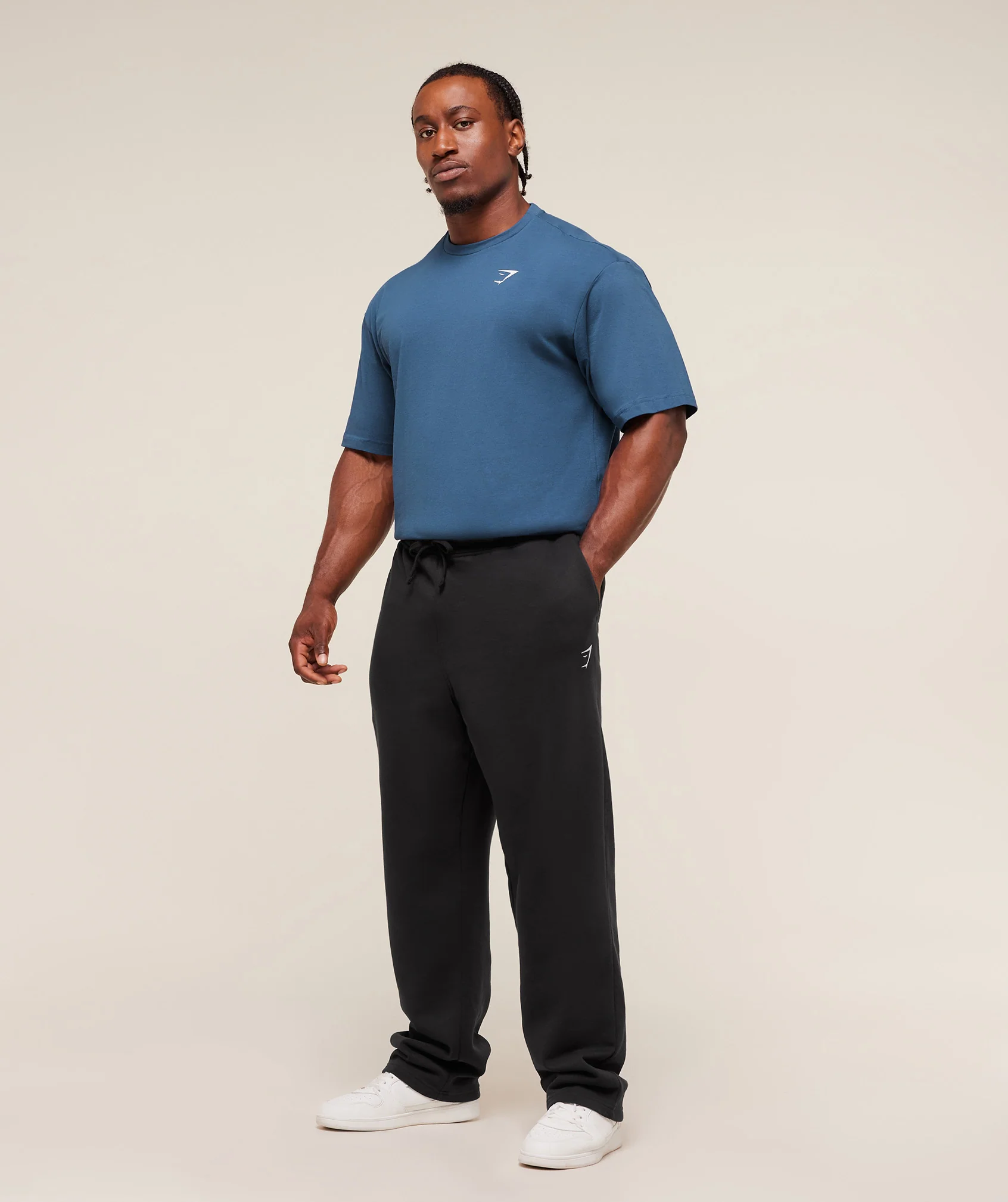 Gymshark Essential Oversized T-Shirt - Compound Blue - Image 4
