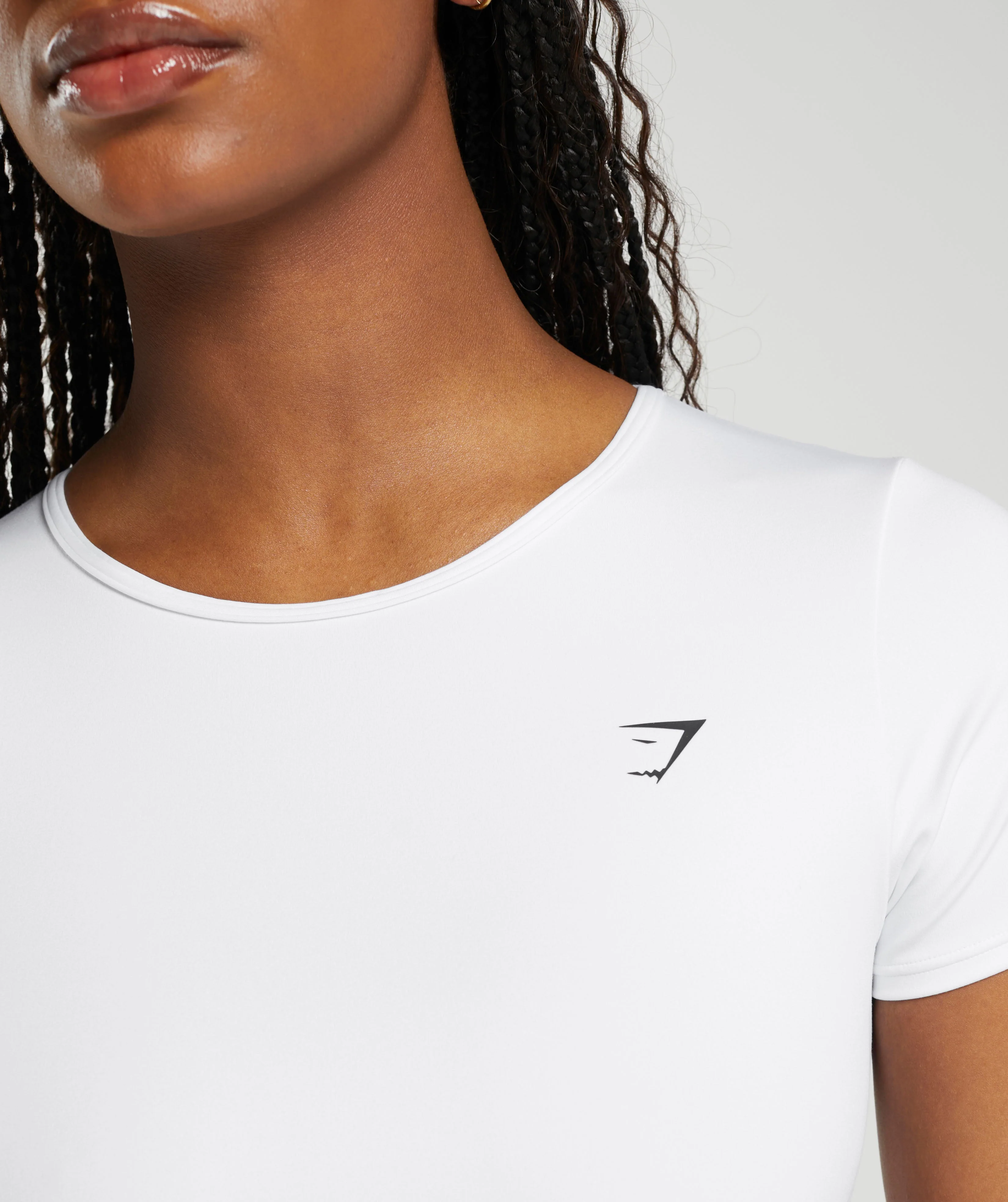 Gymshark Everyday Cap Sleeve T-Shirt - White - Image 5