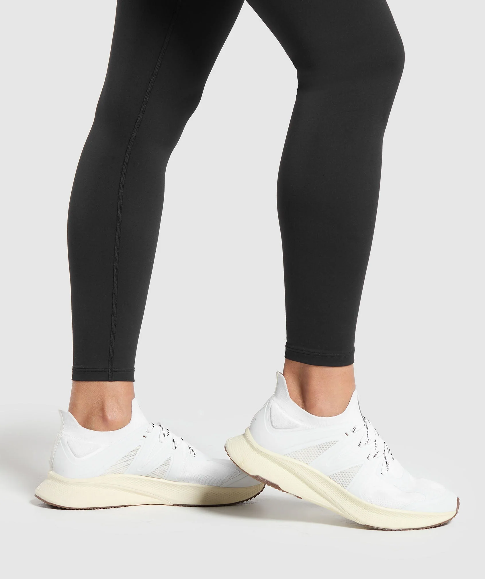 Gymshark Everyday Foldover Leggings - Black - Image 8
