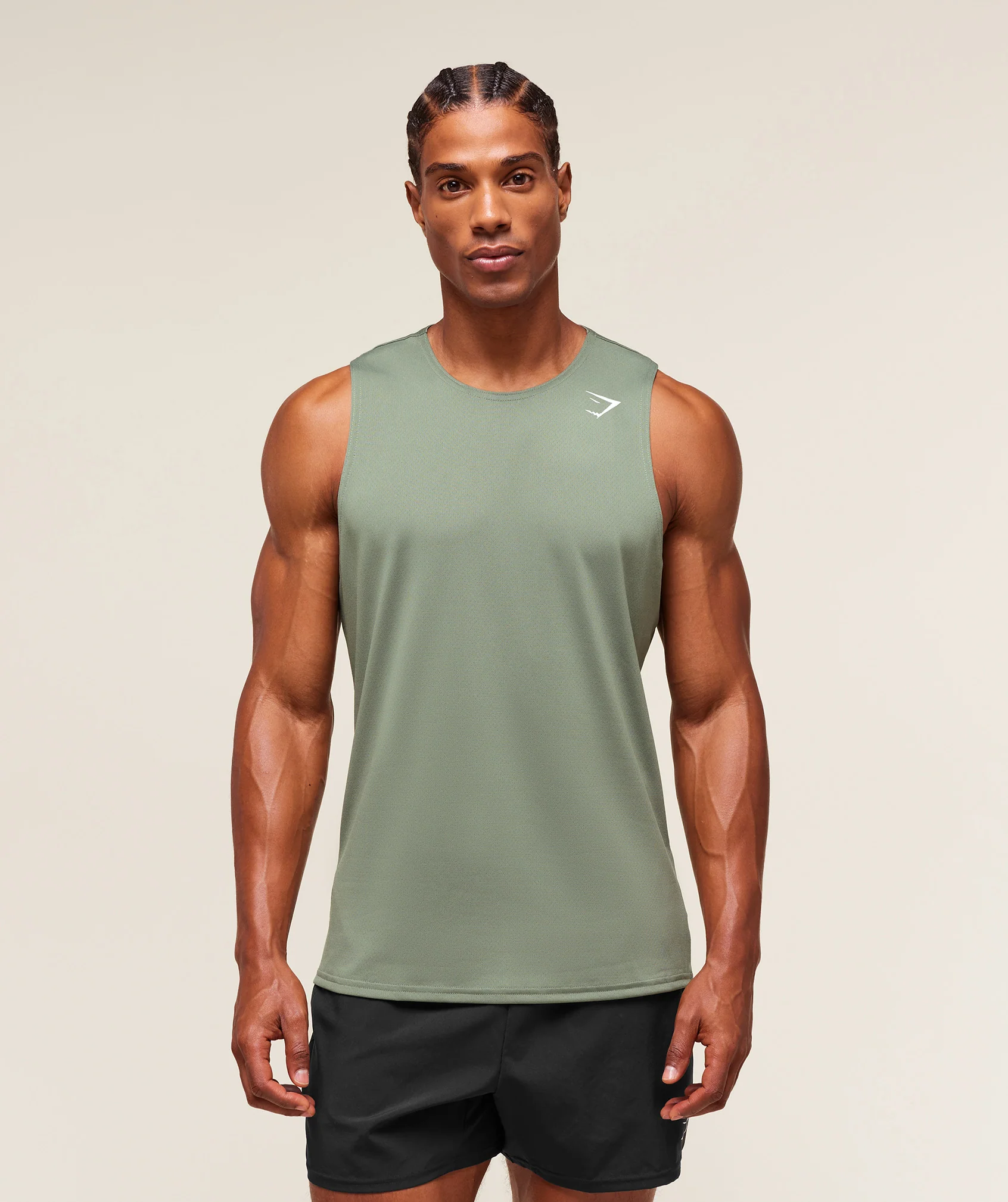 Gymshark Everyday Performance Tank 2 Pack - Unit Green/Black - Image 9