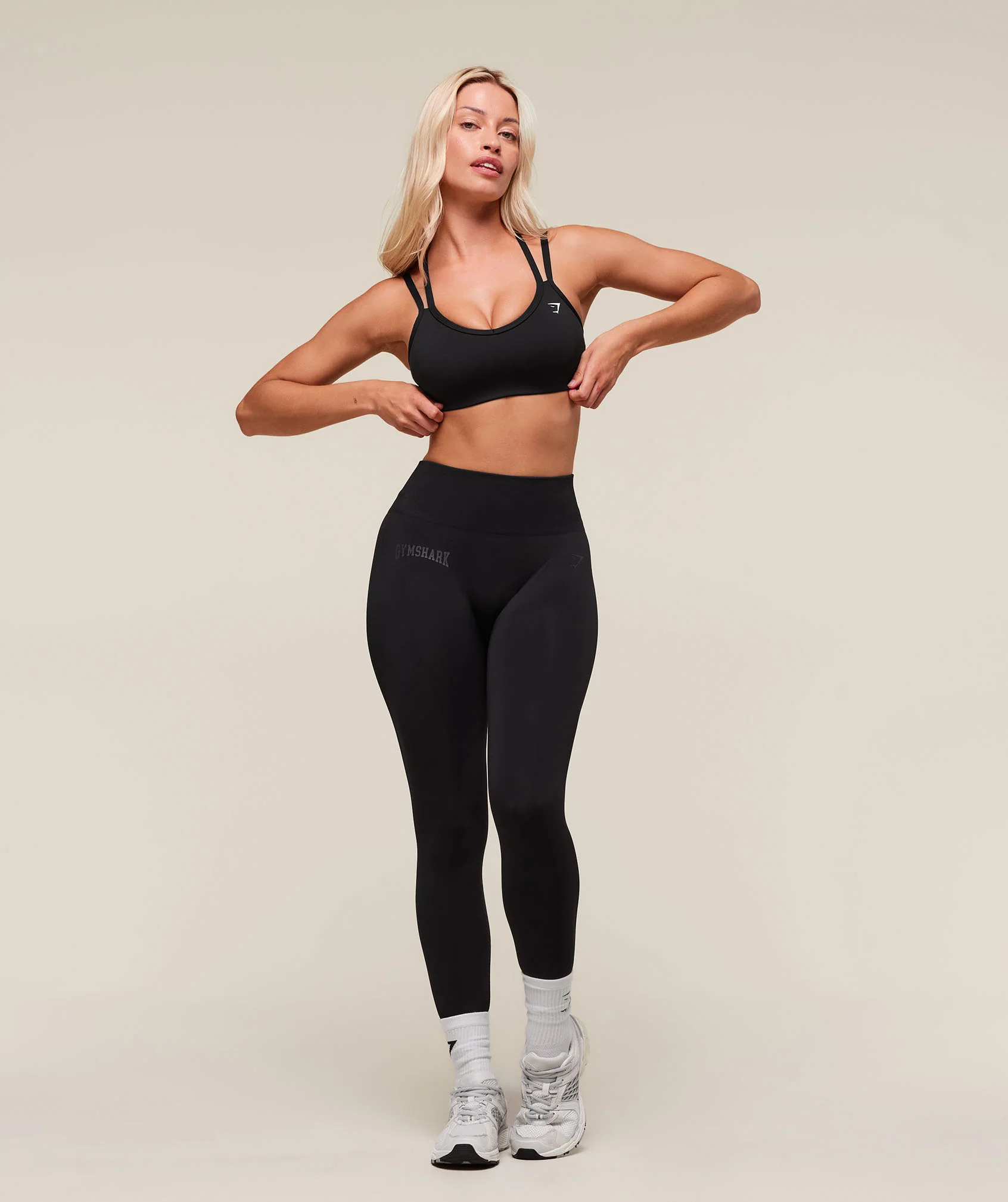 Gymshark Everyday Seamless Graphic Leggings - Black - Image 3