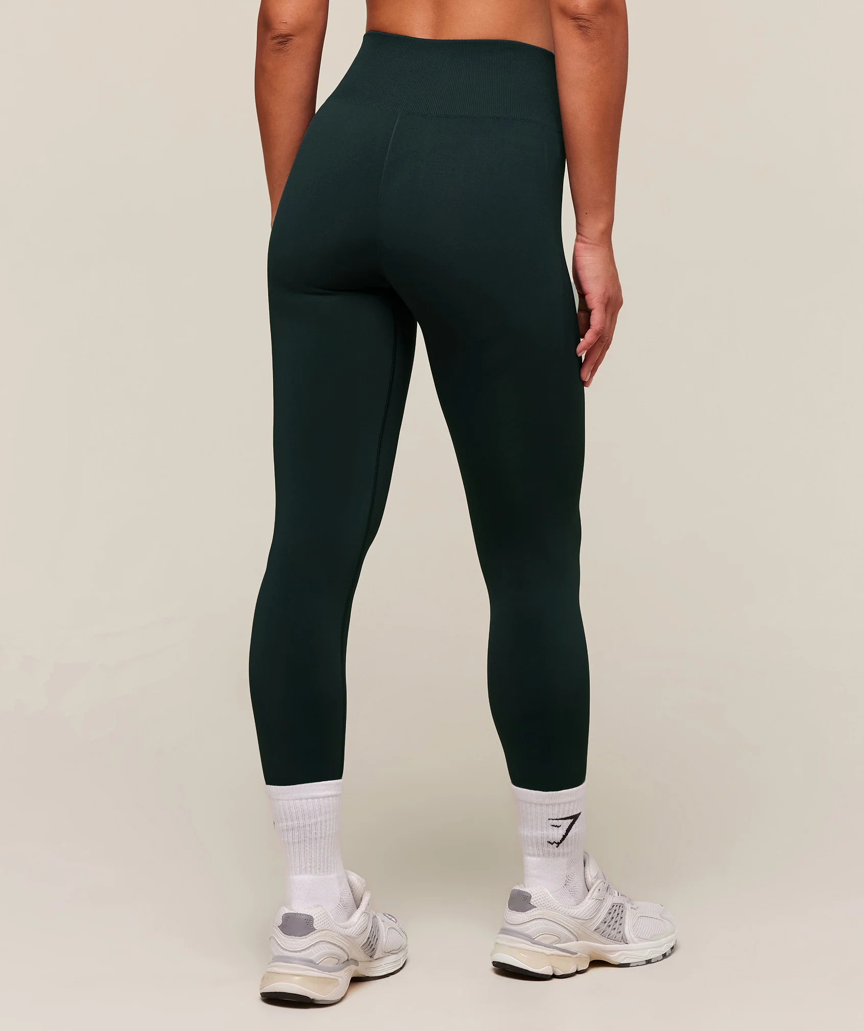 Gymshark Everyday Seamless Graphic Leggings - Darkest Teal - Image 2