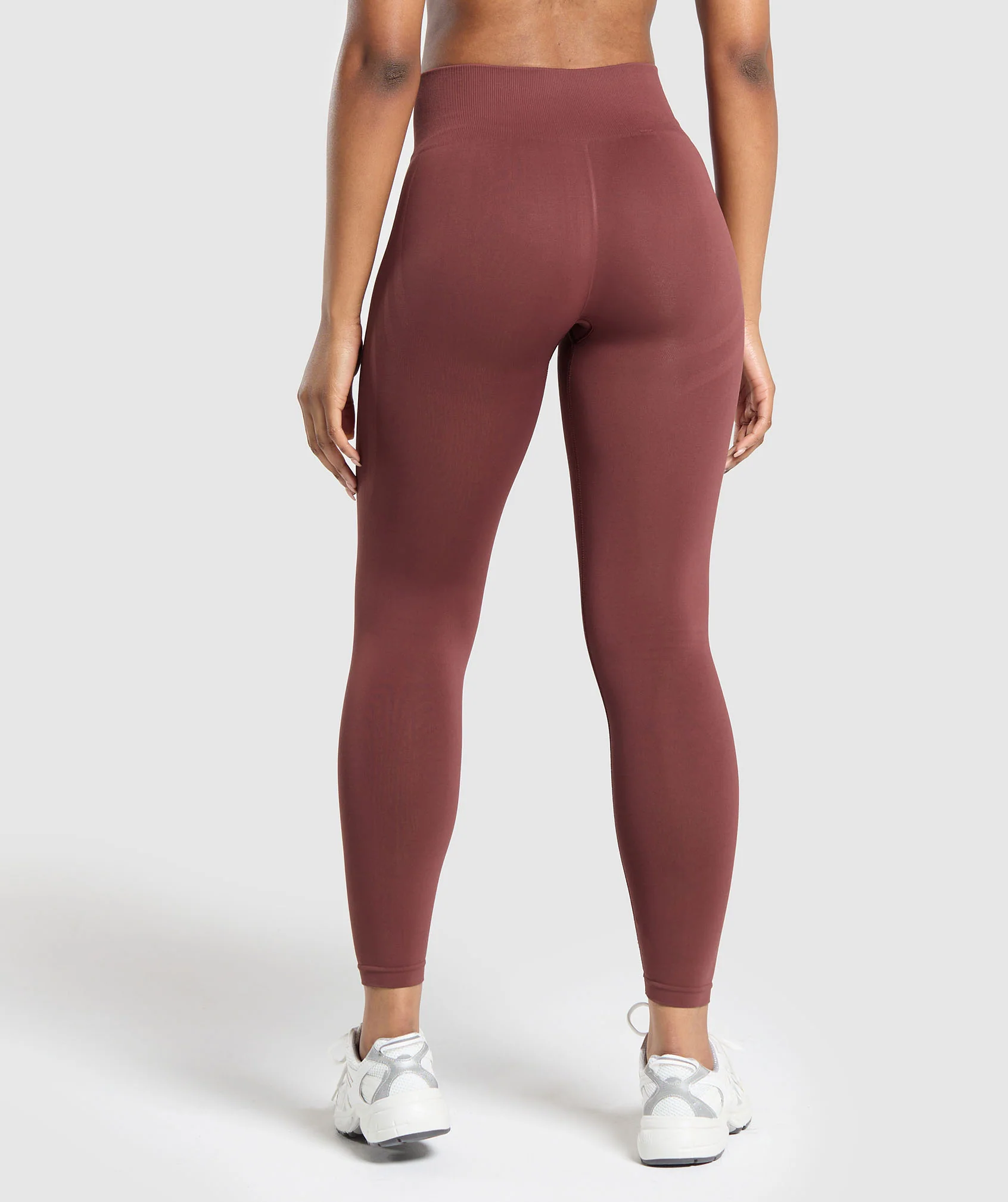 Gymshark Everyday Seamless Leggings - Burgundy Brown - Image 2