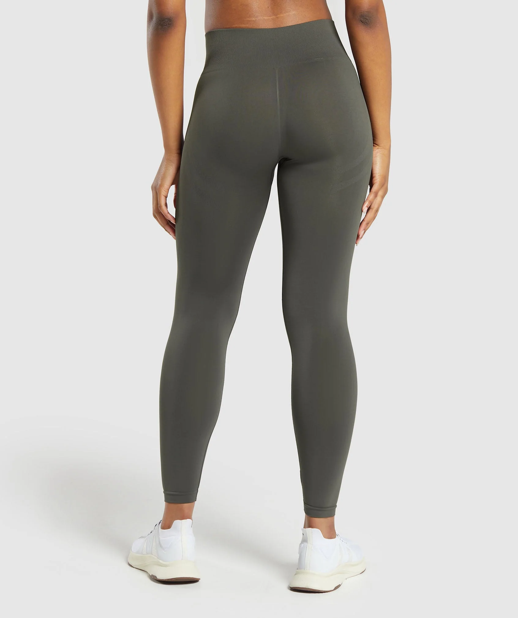 Gymshark Everyday Seamless Leggings - Strength Green - Image 2