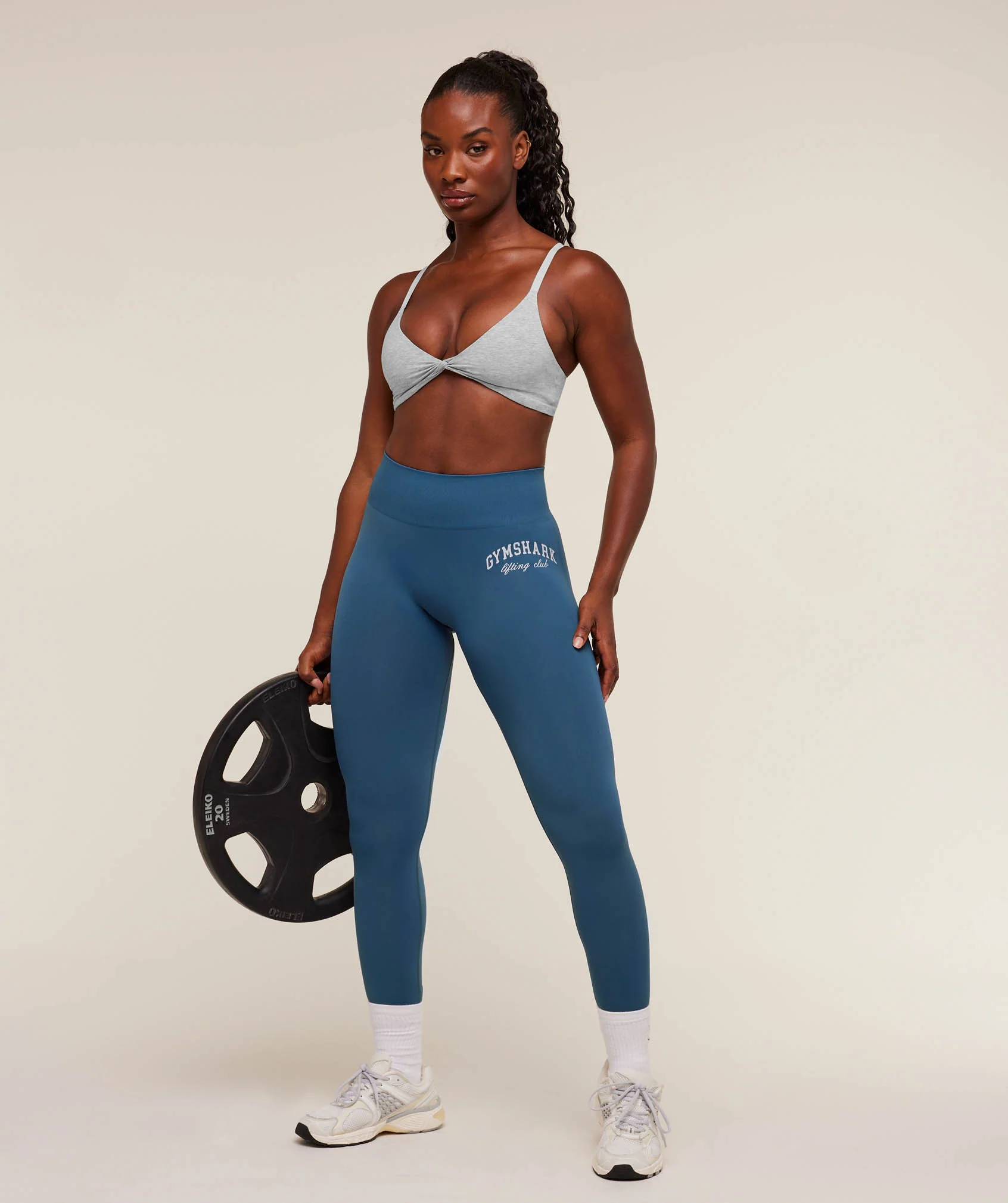 Gymshark Everyday Seamless Lifting Club Leggings - Compound Blue - Image 4