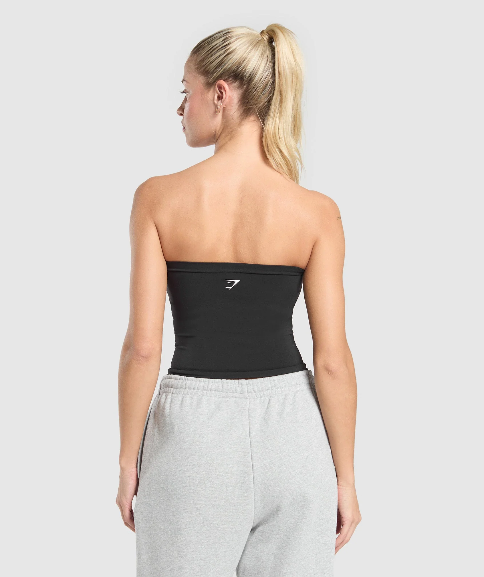 Gymshark Everyday Seamless Midi Tube Top - Black - Image 2