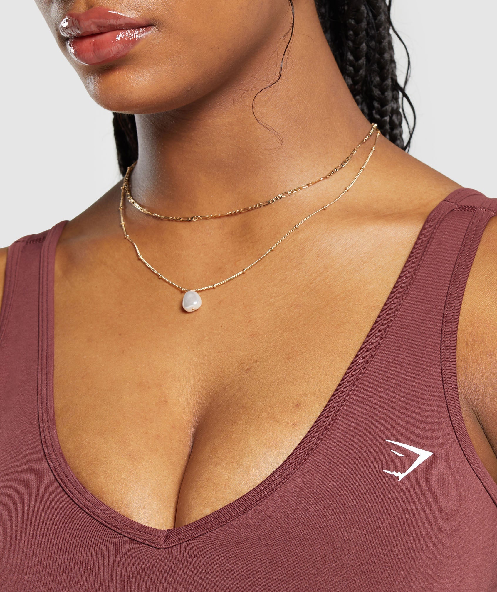 Gymshark Everyday Seamless Sports Bra - Burgundy Brown - Image 5