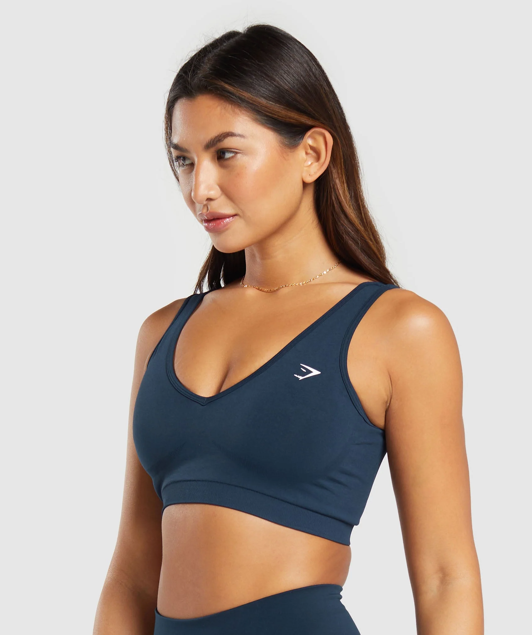 Gymshark Everyday Seamless Sports Bra - Navy - Image 3