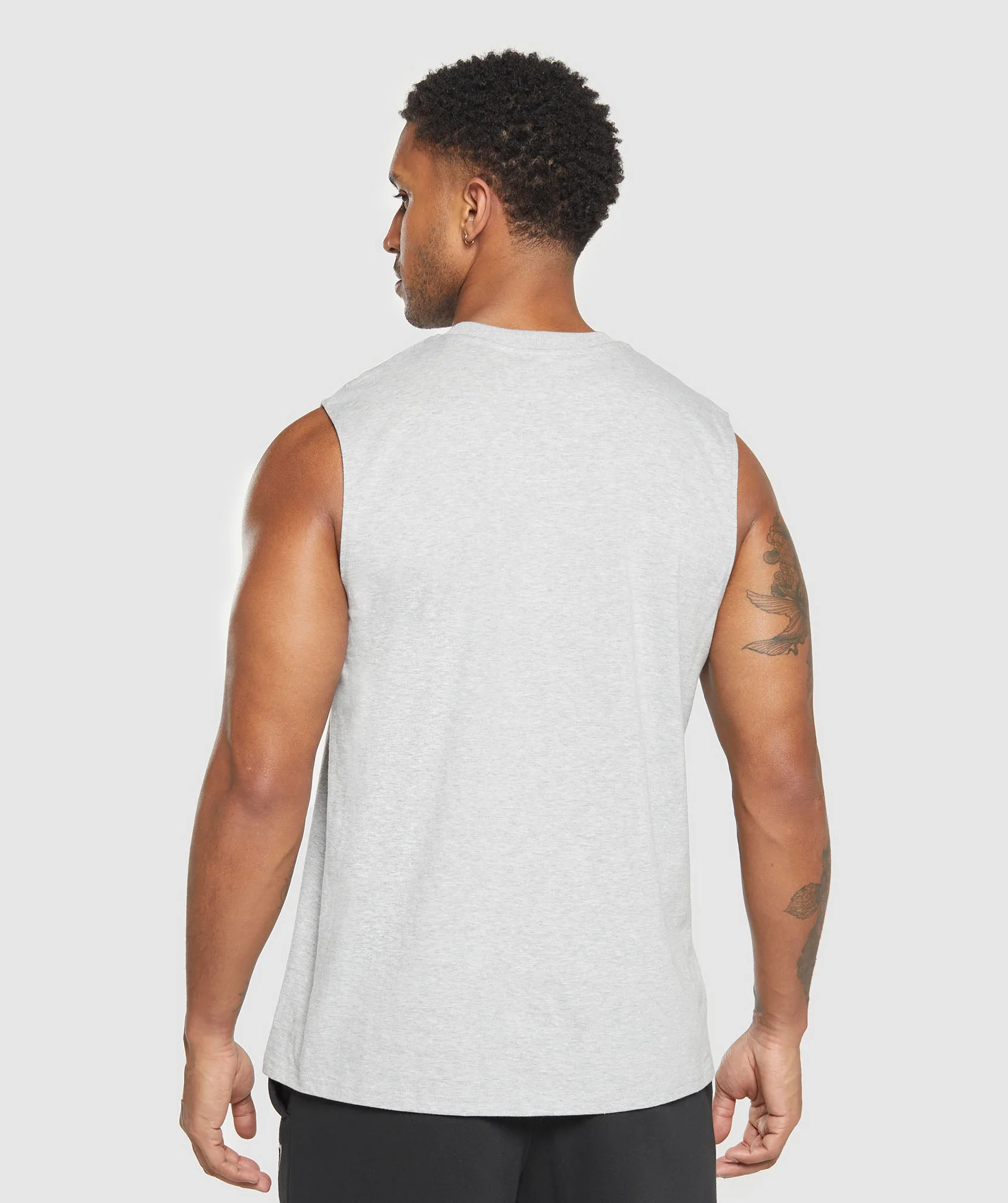 Gymshark Everyday Tank 2 Pack - Black/Light Grey Core Marl - Image 5