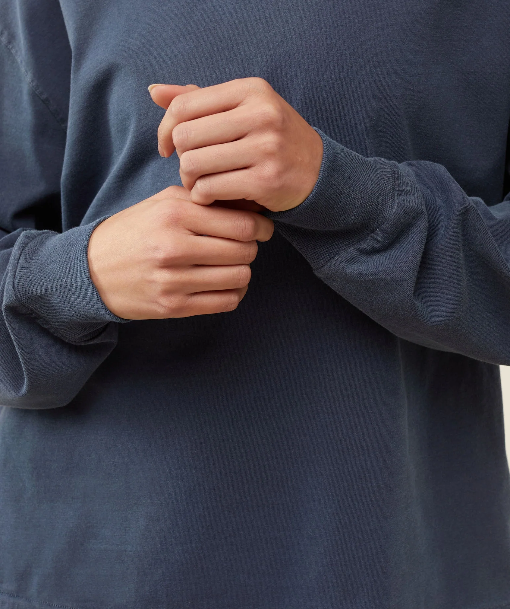 Gymshark everywear Long Sleeve Top - Heavy Blue - Image 6
