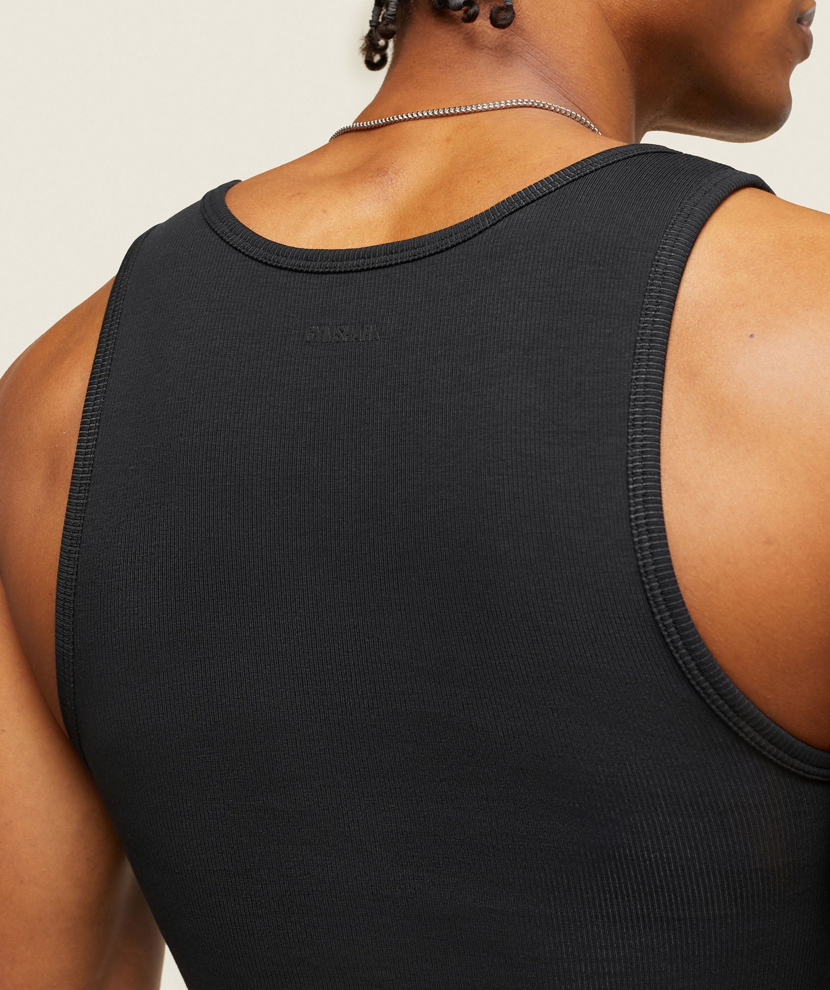 Gymshark everywear Ribbed Tank - Black - Image 6