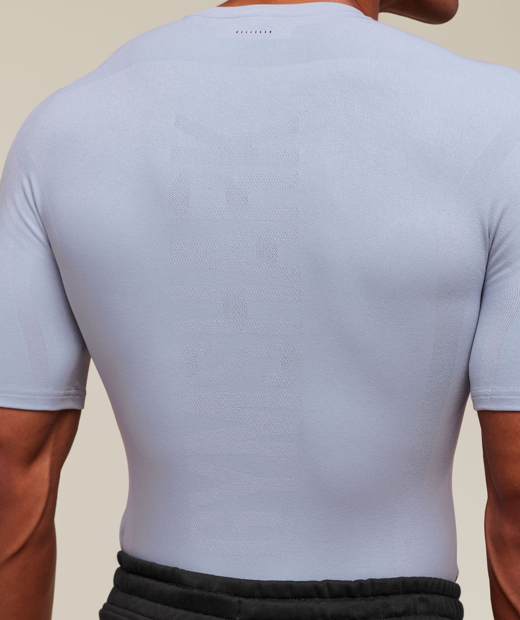 Gymshark everywear Warp Knit T-Shirt - Pale Blue - Image 5