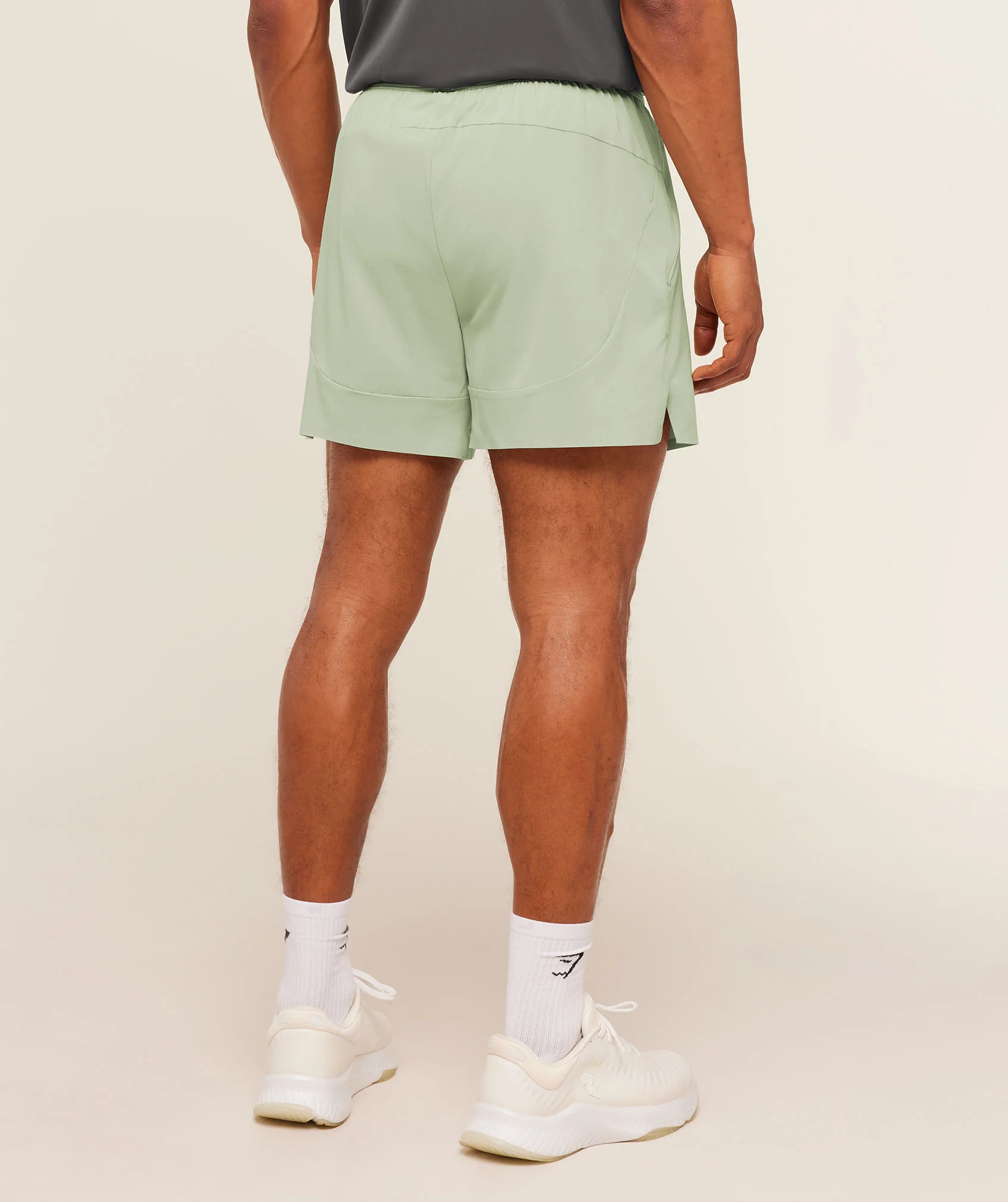 Gymshark Evolve 5" Shorts - Haze Green - Image 2