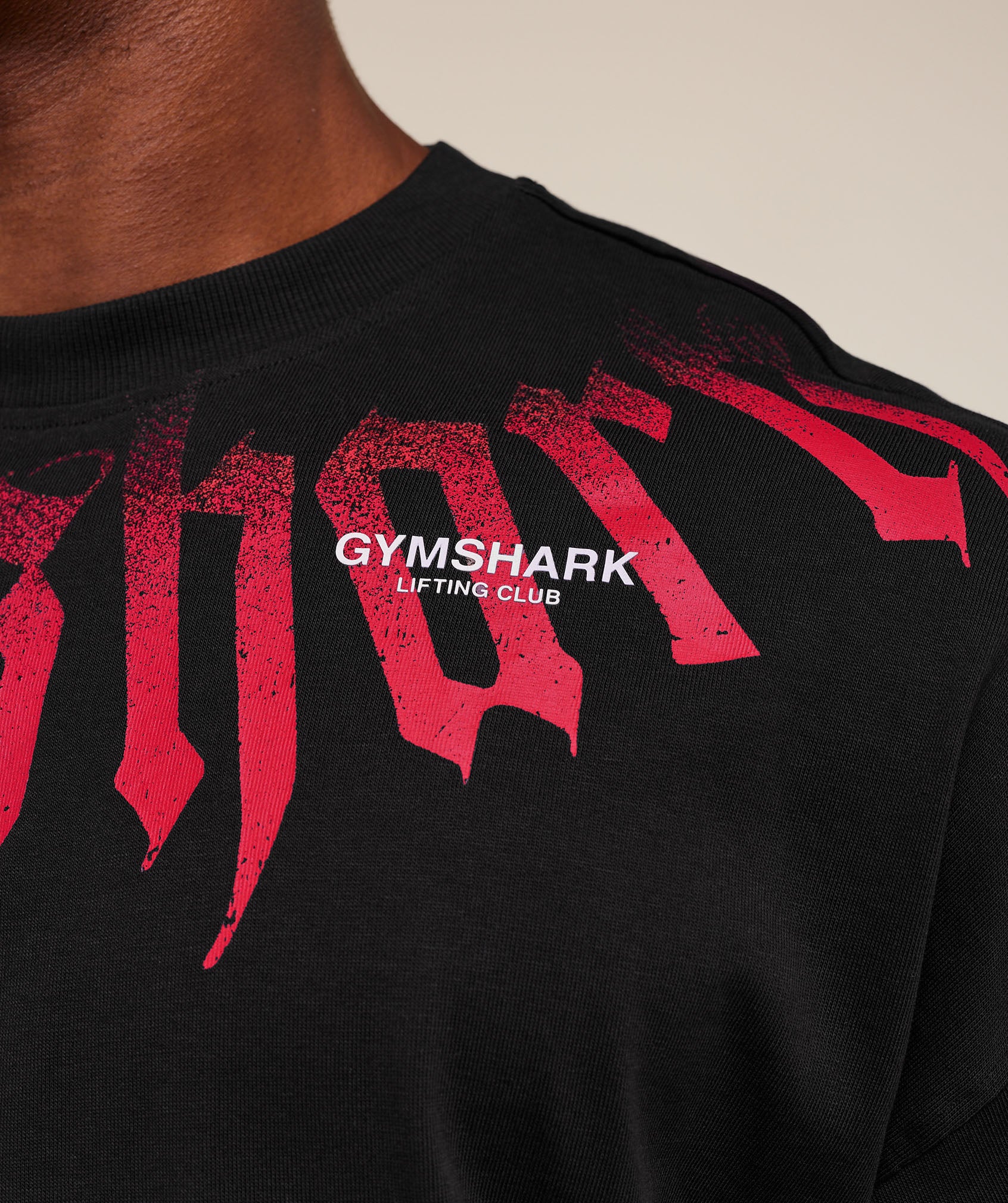 Gymshark Fade Graphic Long Sleeve T-Shirt - GS Black - Image 4