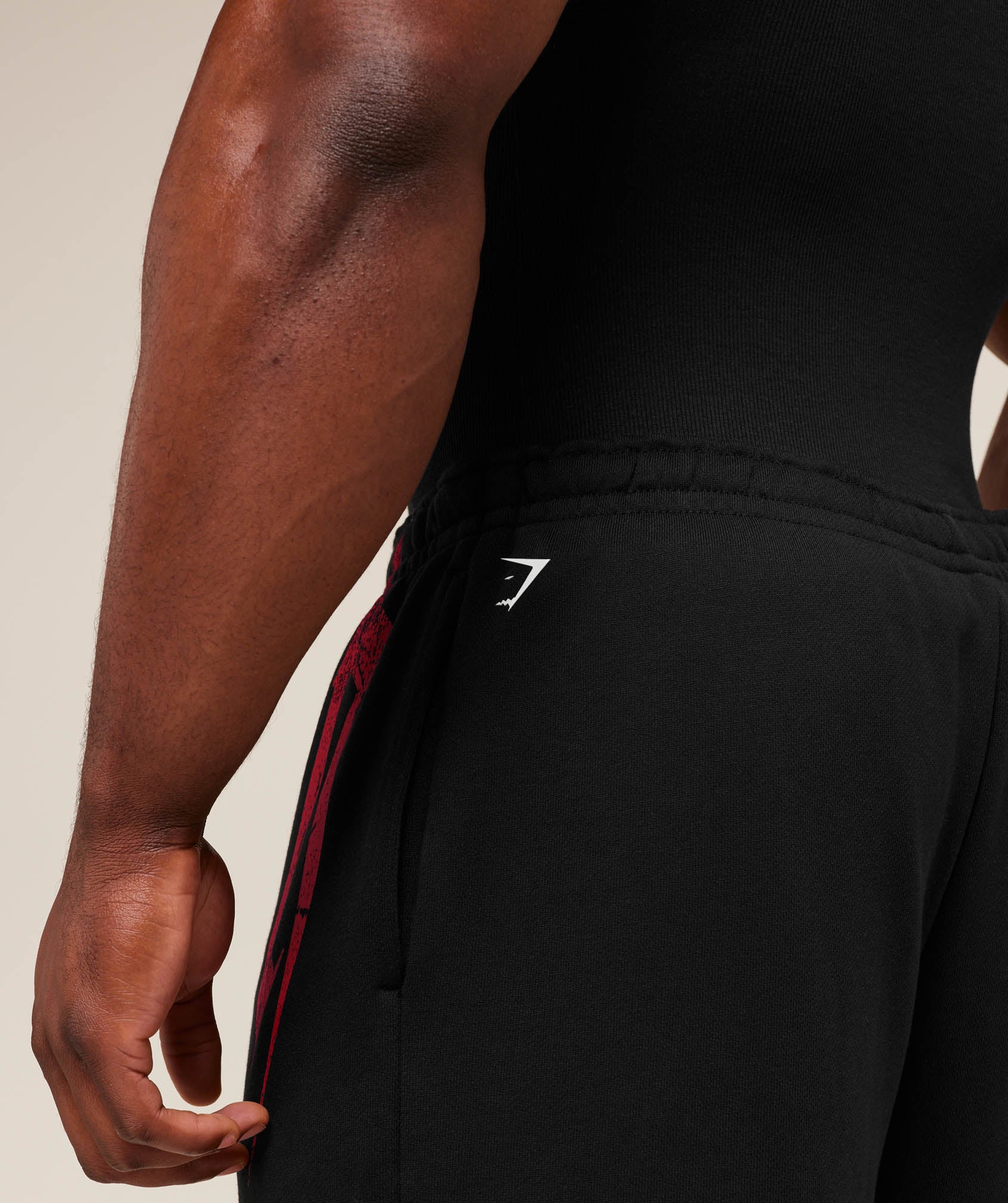 Gymshark Fade Graphic Straight Leg Joggers - GS Black - Image 6