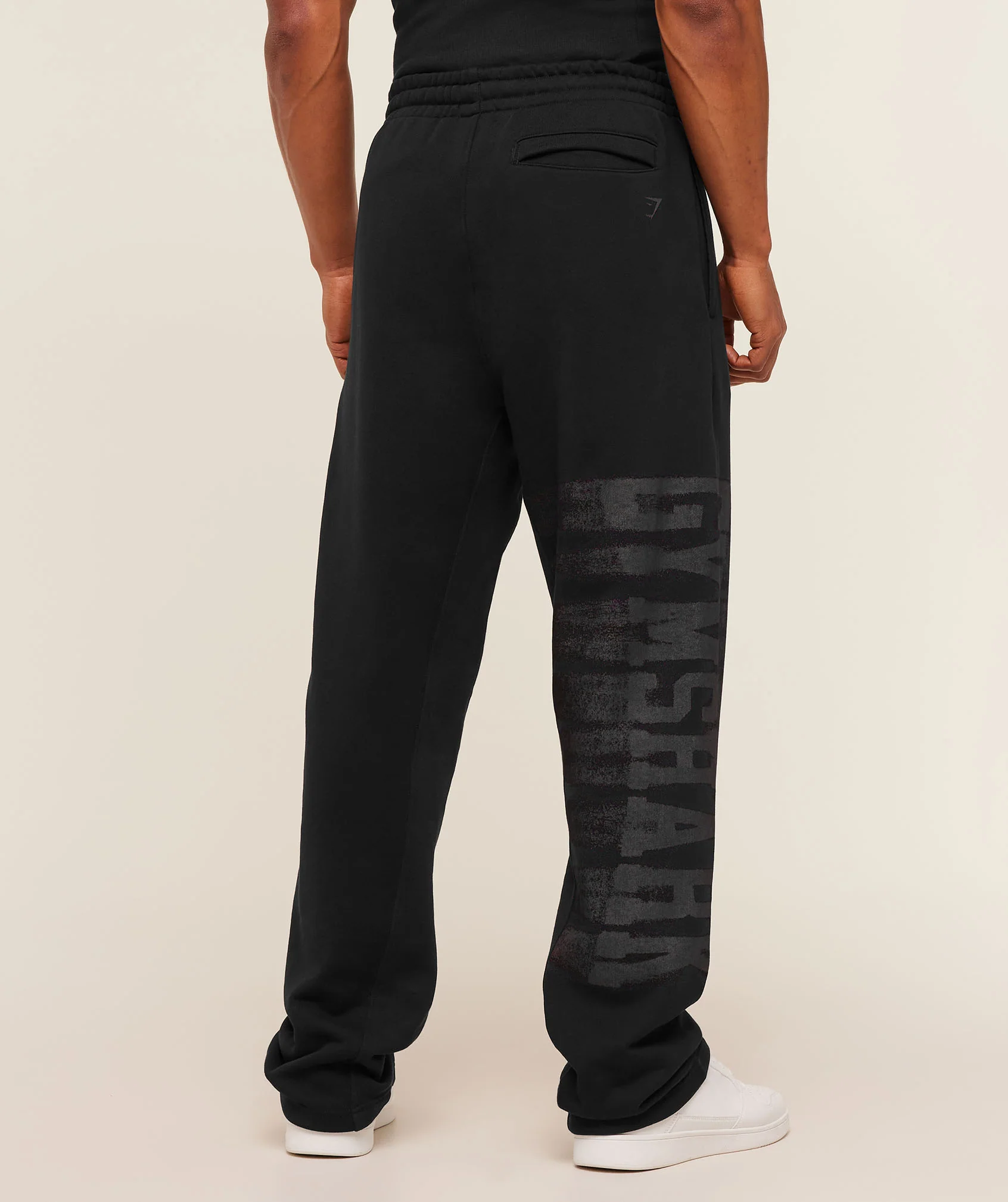Gymshark Fade Graphic Straight Leg Pants - GS Black - Image 3