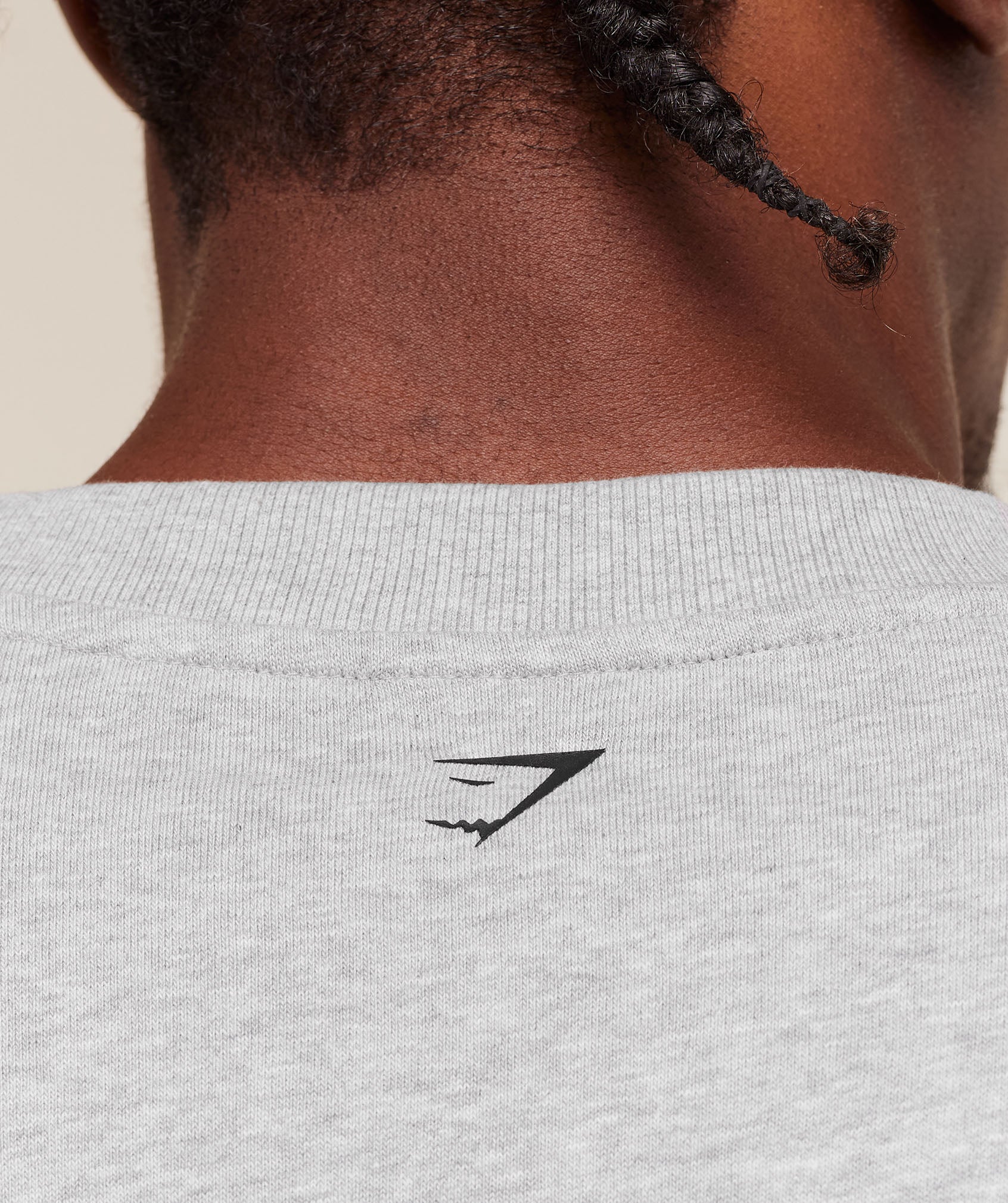 Gymshark Fade Graphic T-Shirt - Light Grey Core Marl - Image 7