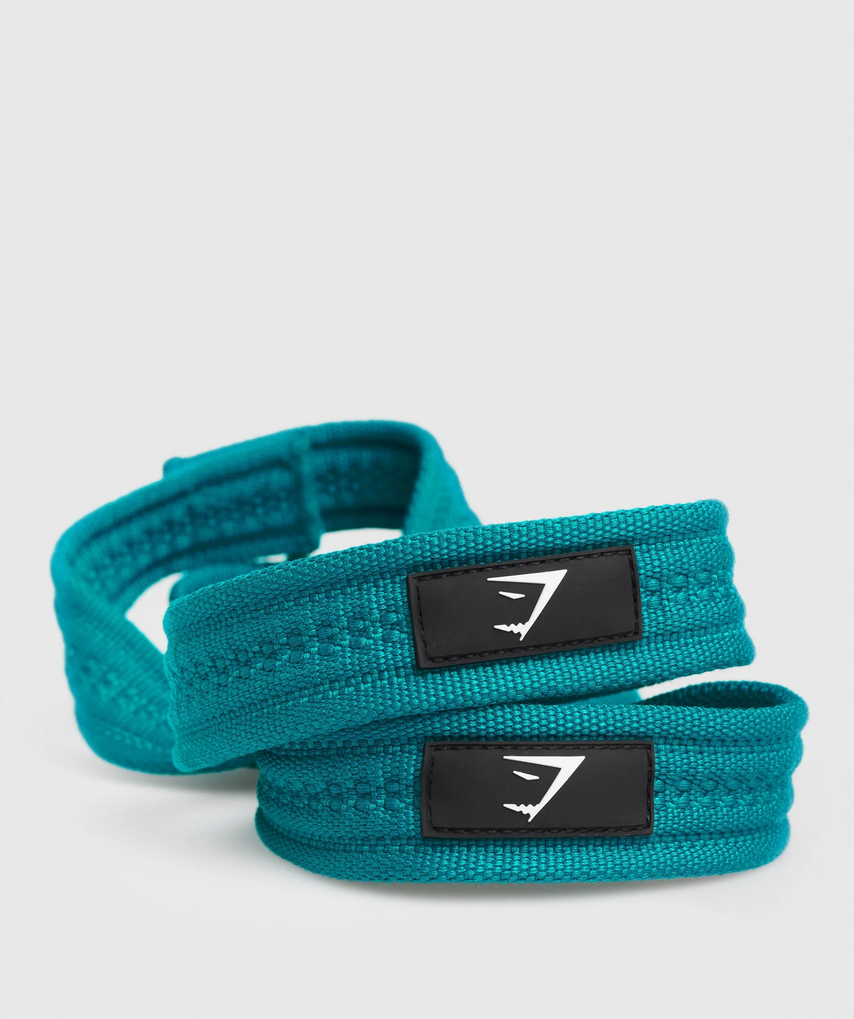 Gymshark Figure 8 Lifting Straps - Seafoam Blue - Image 2