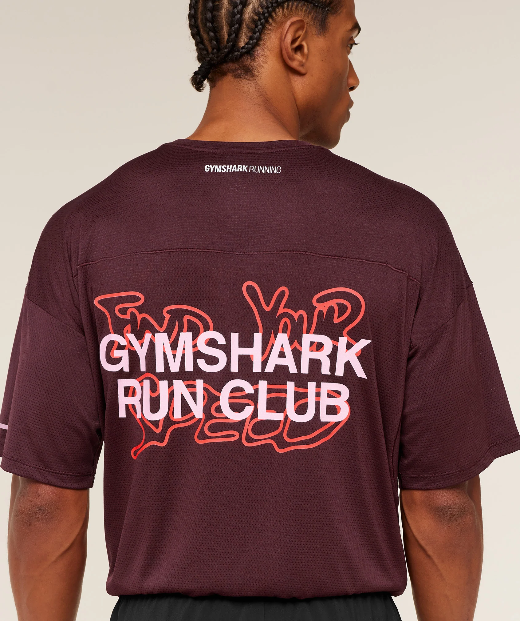 Gymshark Find Your Speed T-Shirt - Rich Maroon - Image 5