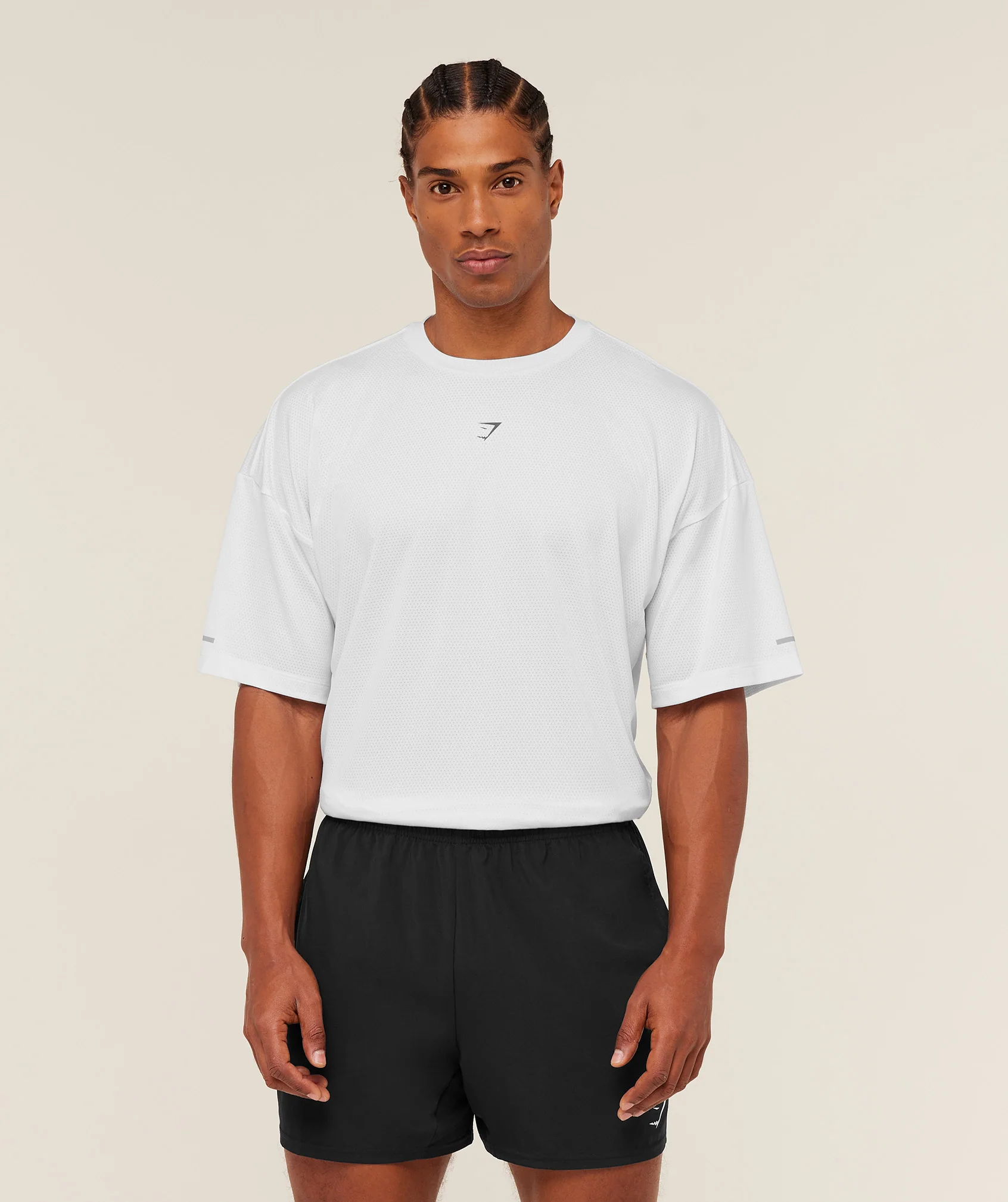 Gymshark Find Your Speed T-Shirt - White - Image 2