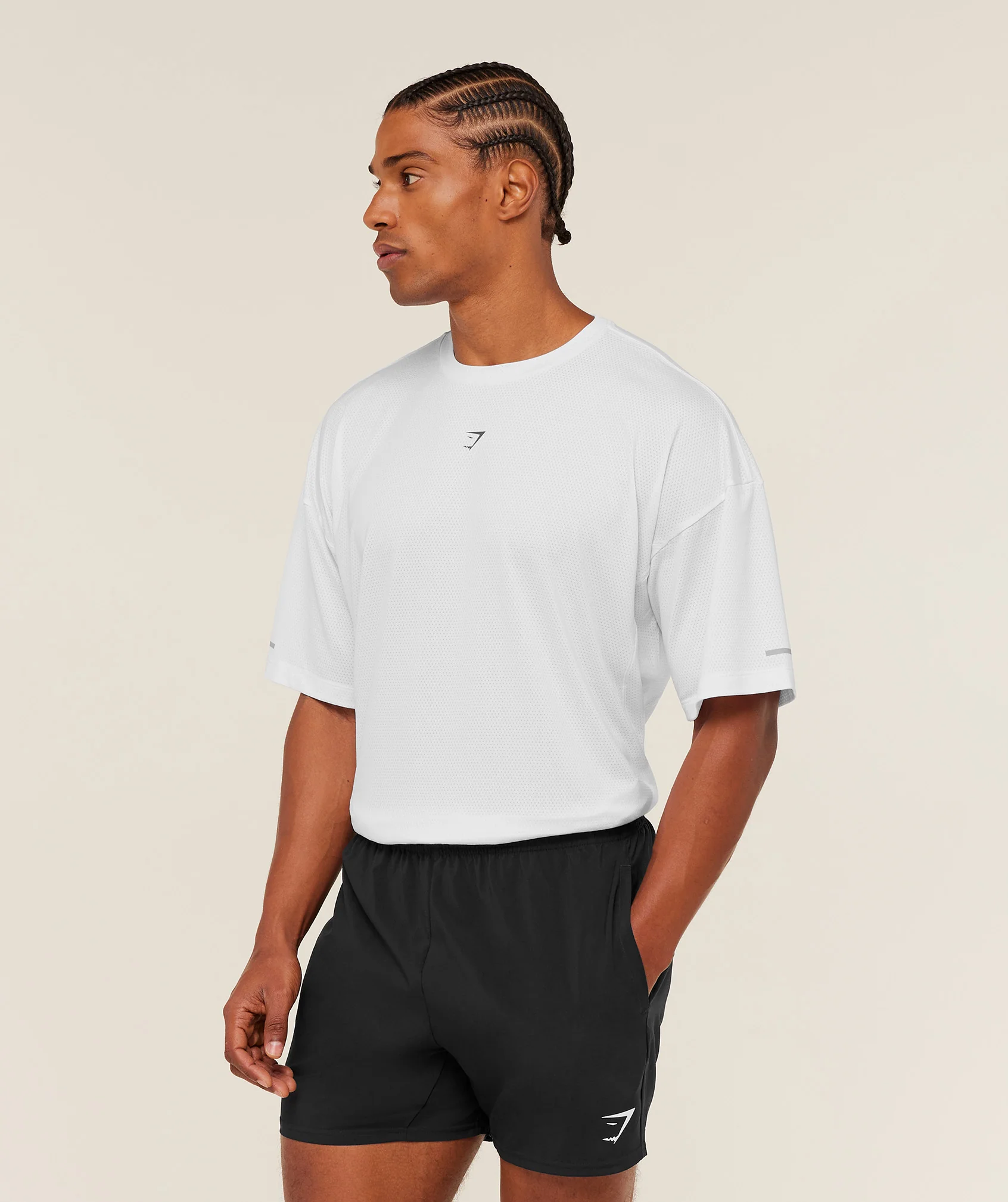 Gymshark Find Your Speed T-Shirt - White - Image 3