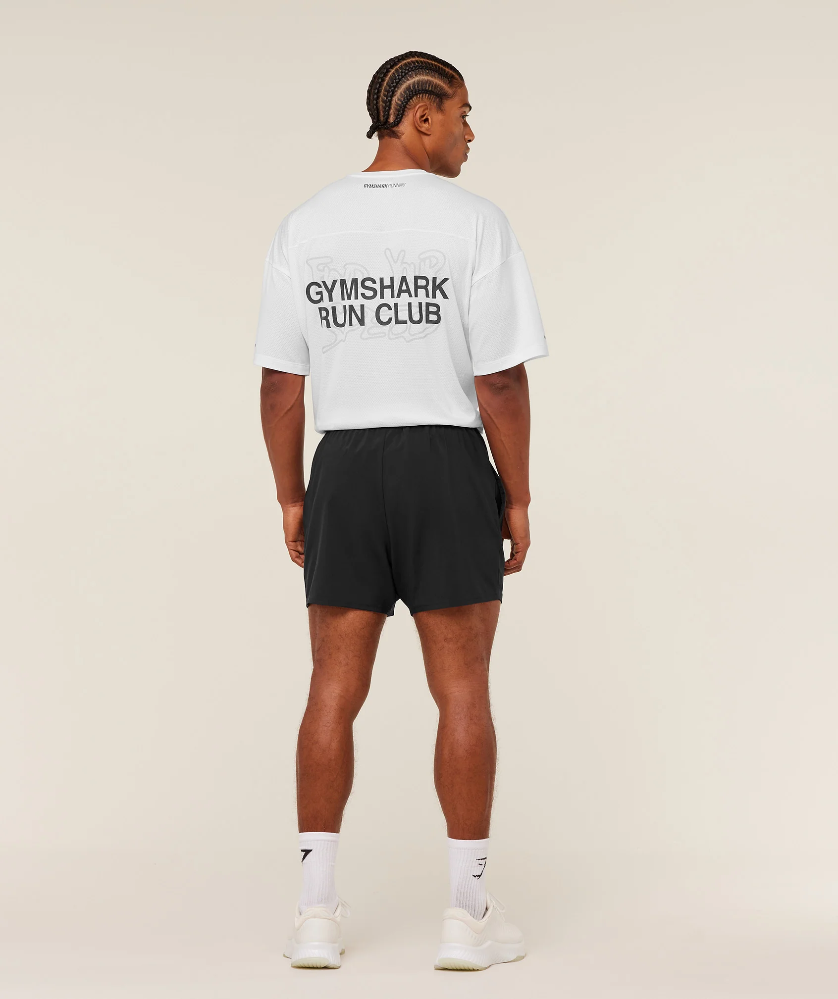 Gymshark Find Your Speed T-Shirt - White - Image 4