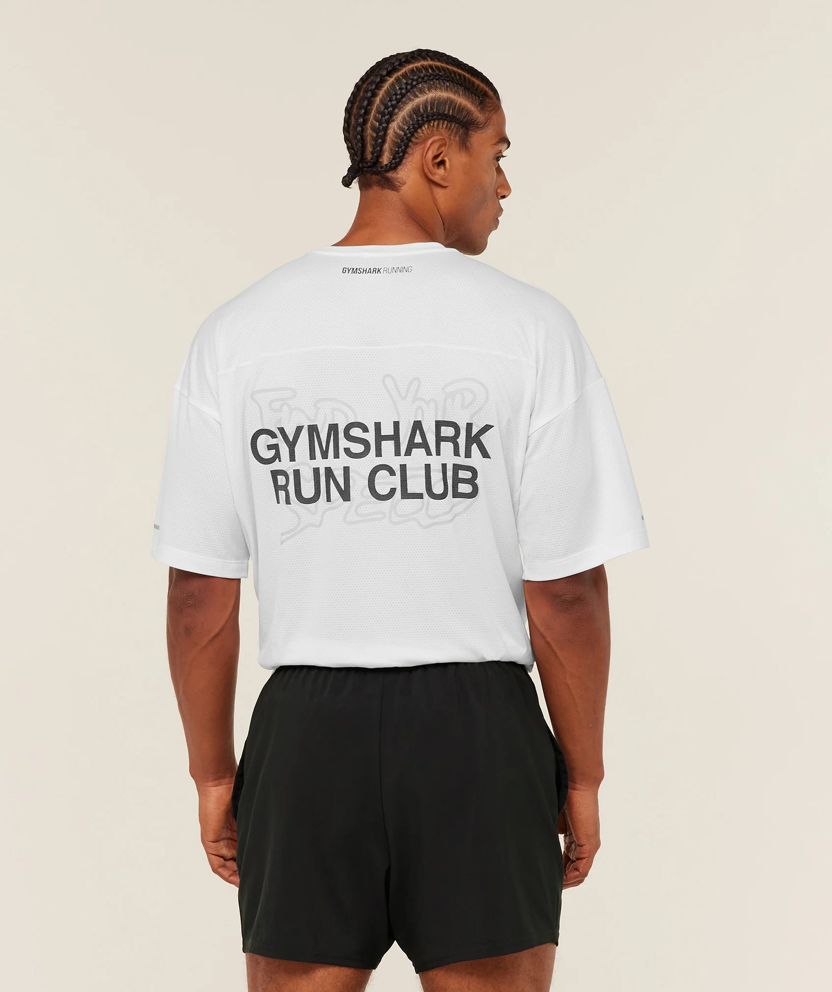 Gymshark Find Your Speed T-Shirt - White - Image 5