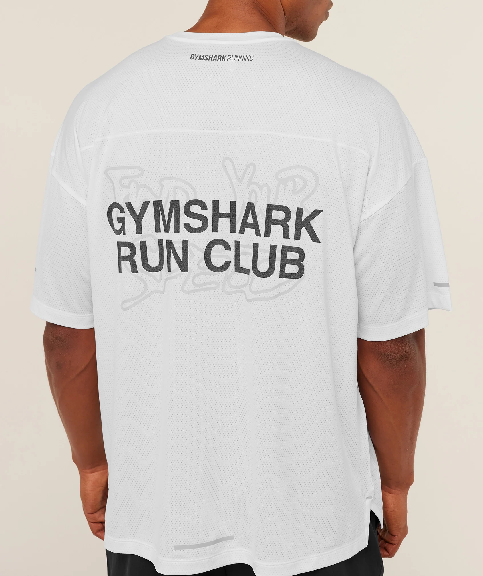 Gymshark Find Your Speed T-Shirt - White - Image 6