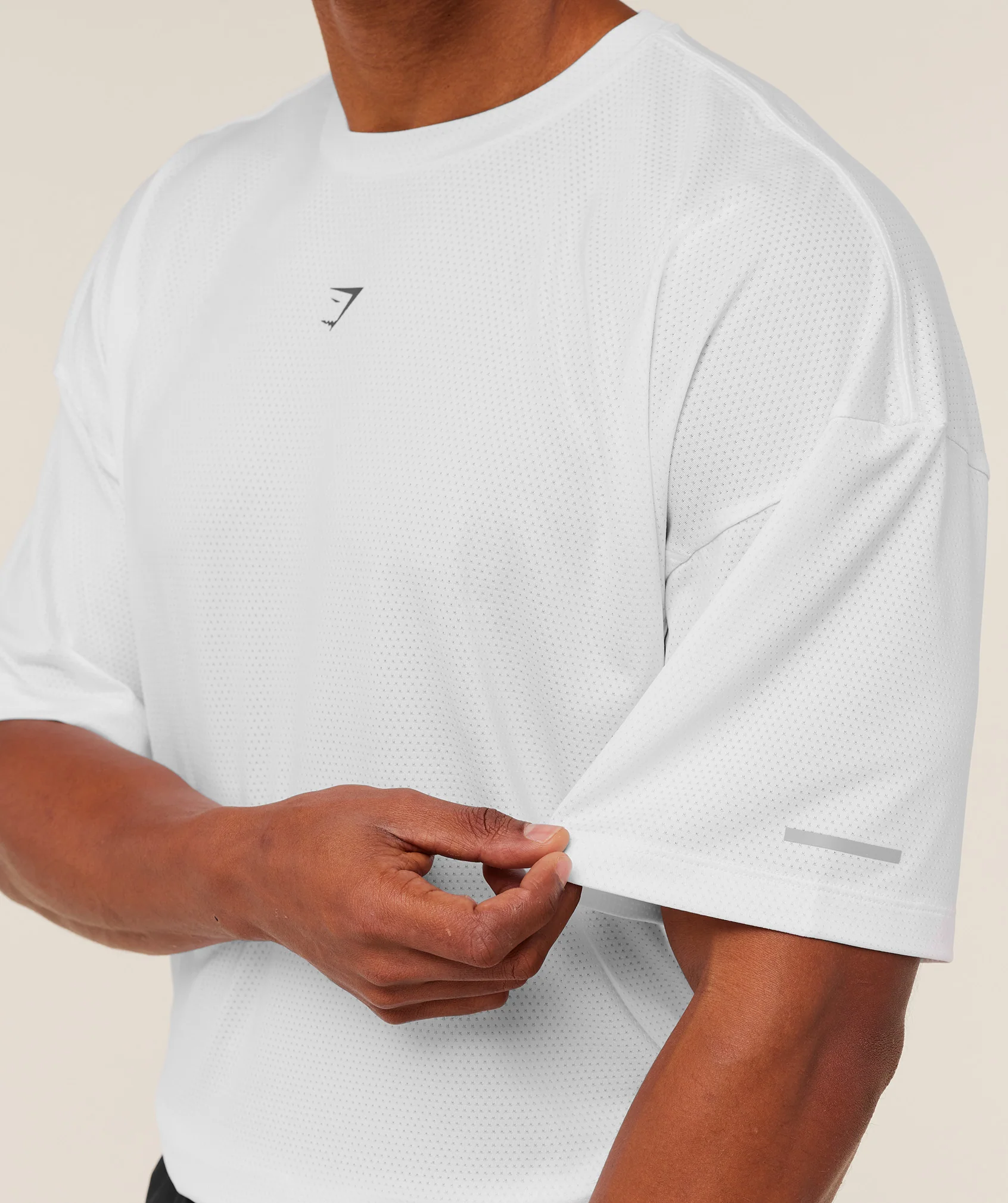 Gymshark Find Your Speed T-Shirt - White - Image 8