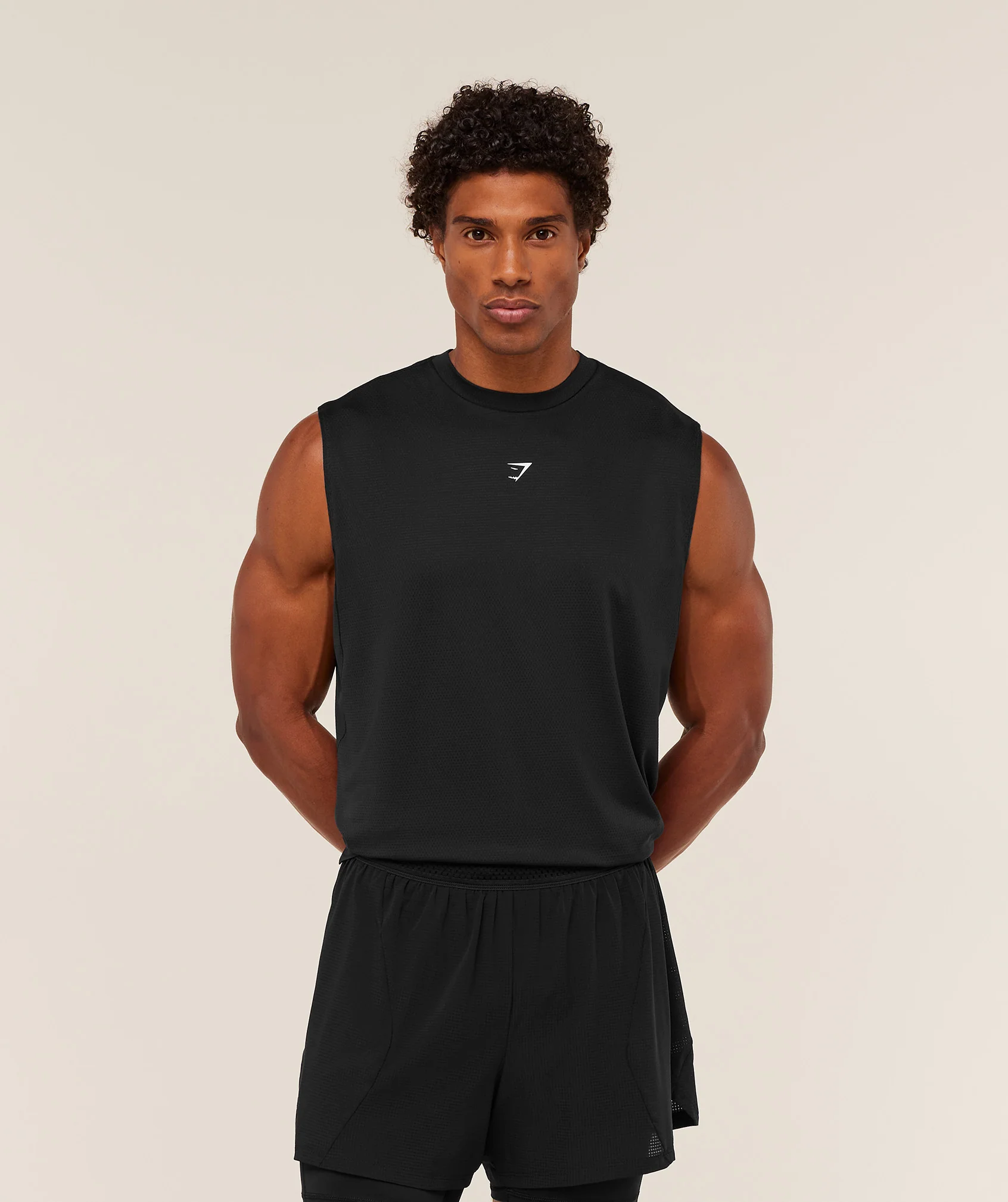 Gymshark Find Your Speed Tank - Black - Image 2