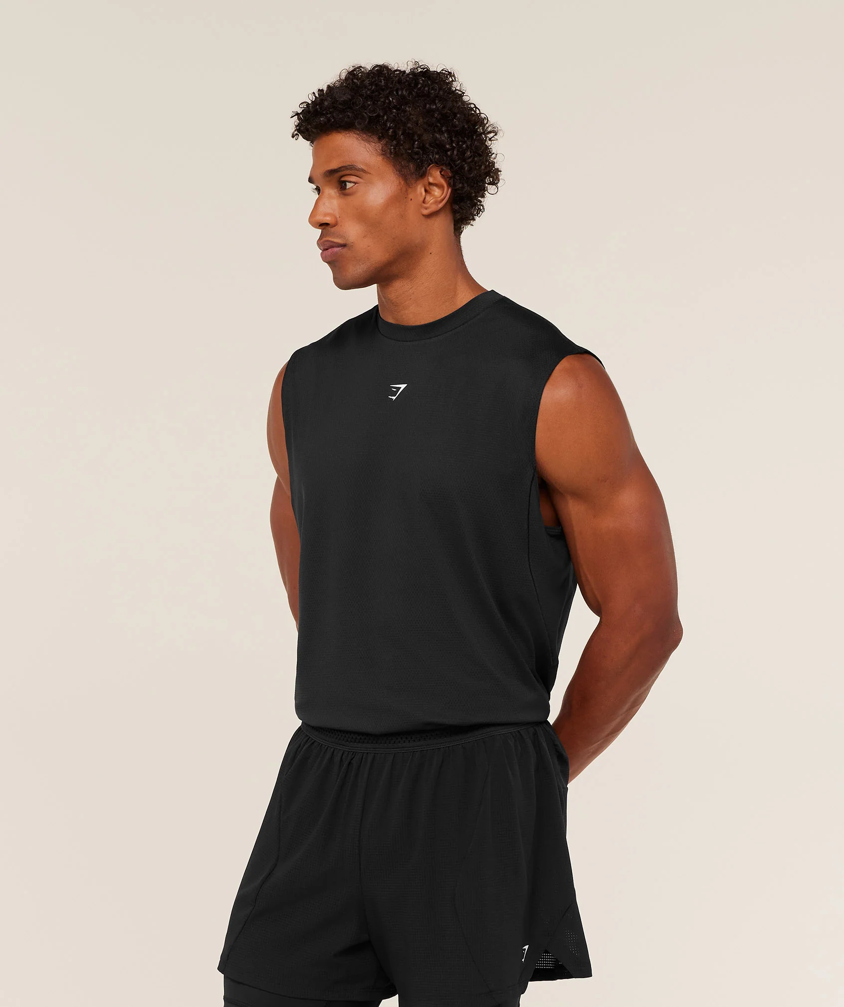 Gymshark Find Your Speed Tank - Black - Image 3