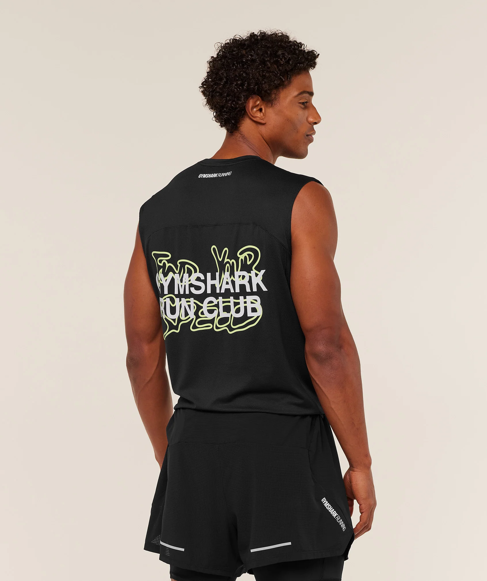 Gymshark Find Your Speed Tank - Black - Image 4