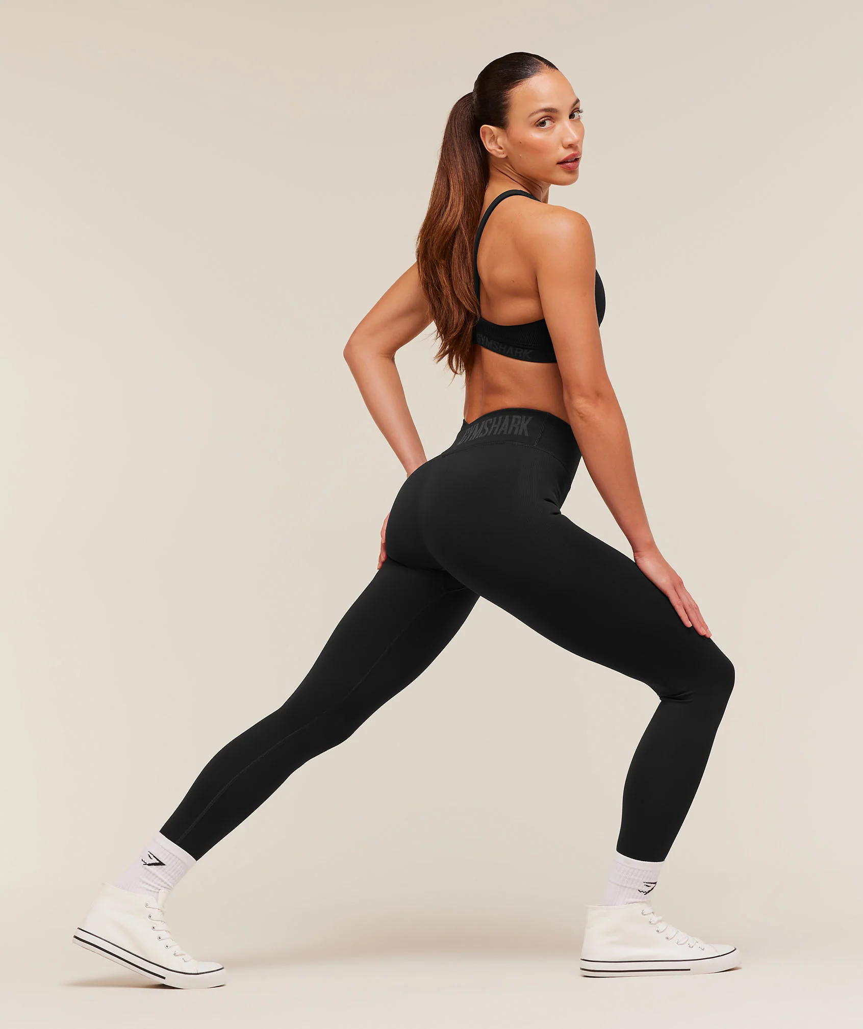Gymshark Flex V4 Leggings - Black - Image 5