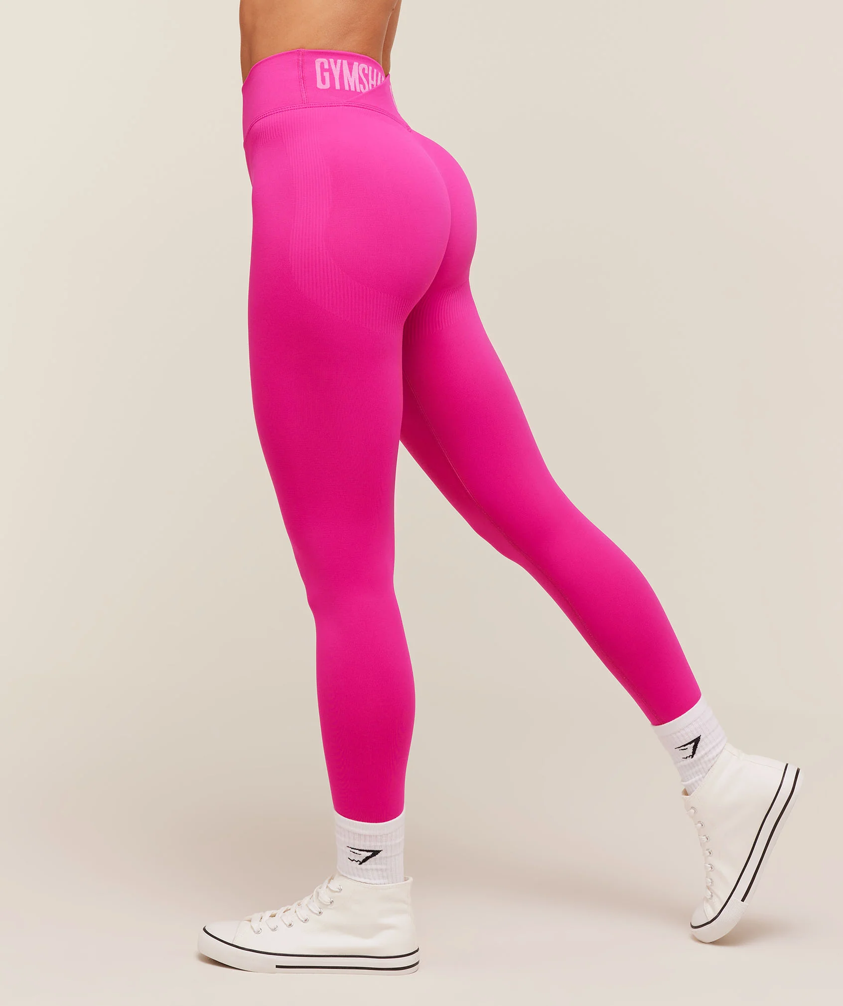 Gymshark Flex V4 Leggings - Super-Set Pink - Image 4