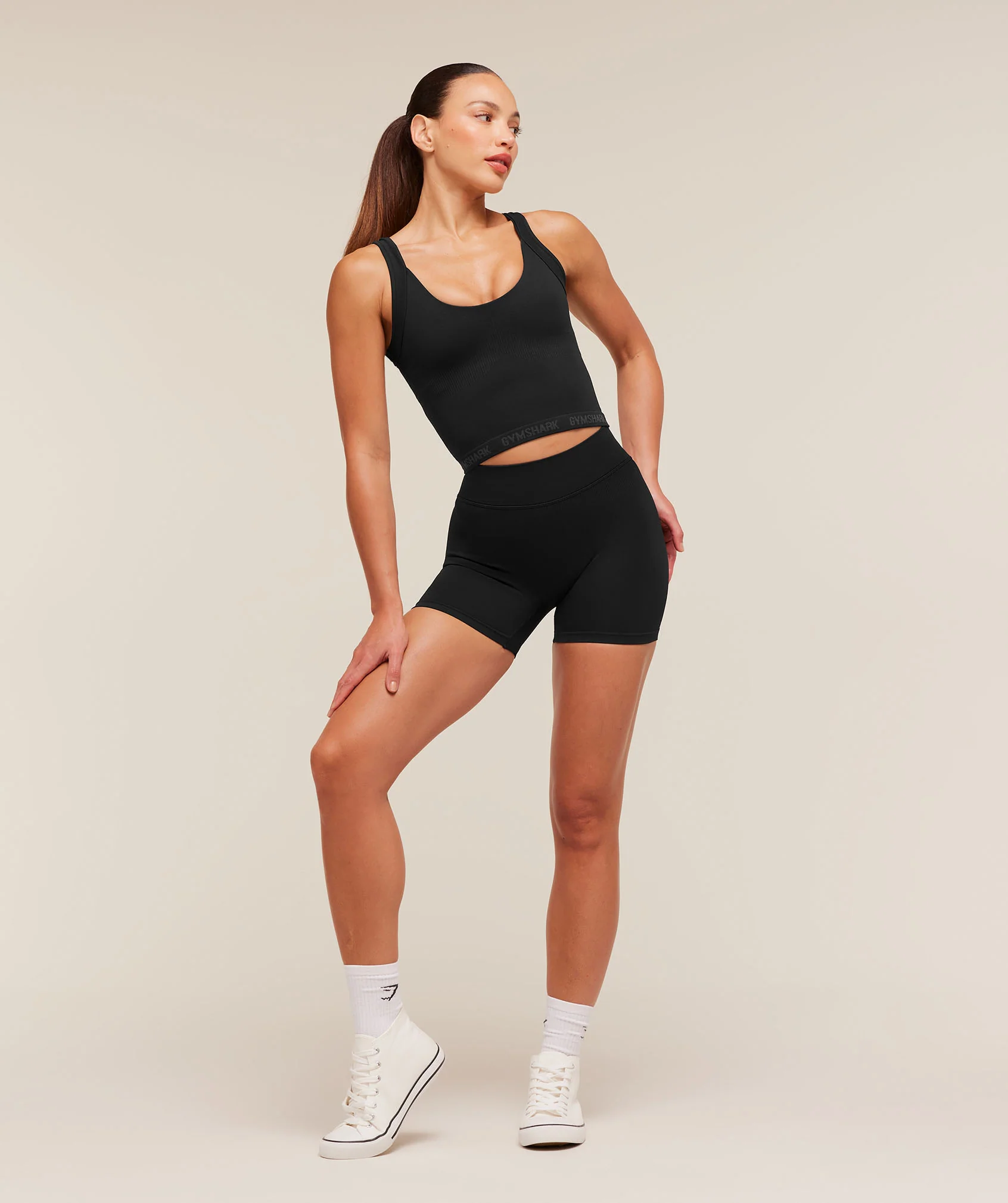 Gymshark Flex V4 Shorts - Black - Image 5