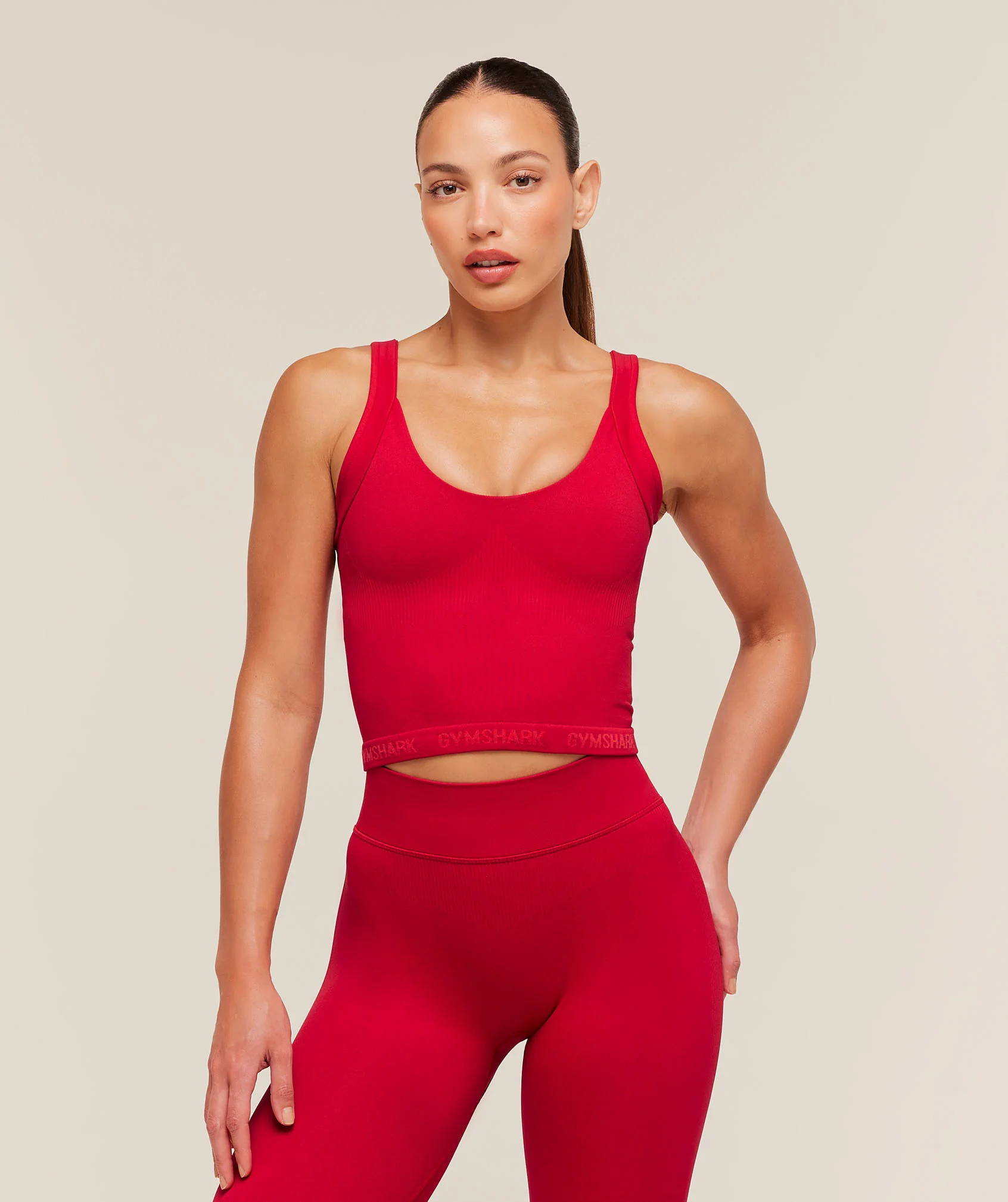 Gymshark Flex V4 Tank Top - Carmine Red