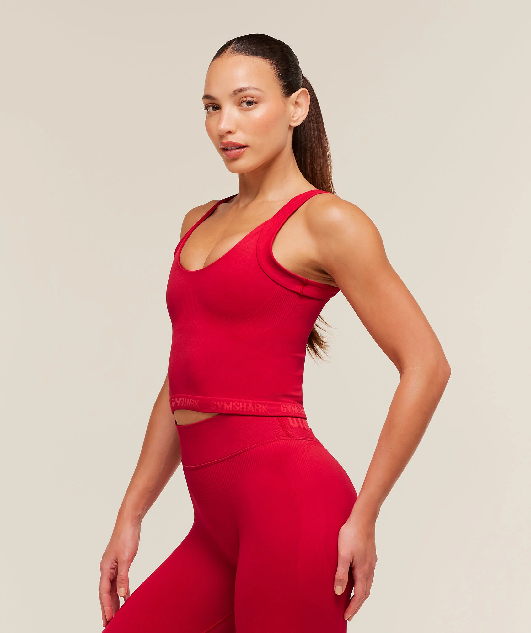 Gymshark Flex V4 Tank Top - Carmine Red - Image 3