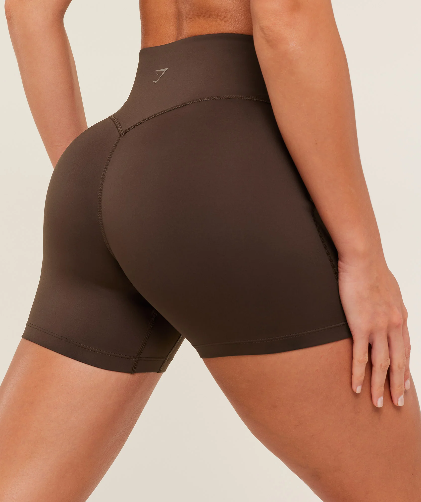 Gymshark Flow Bodyfit Shorts - Archive Brown - Image 5