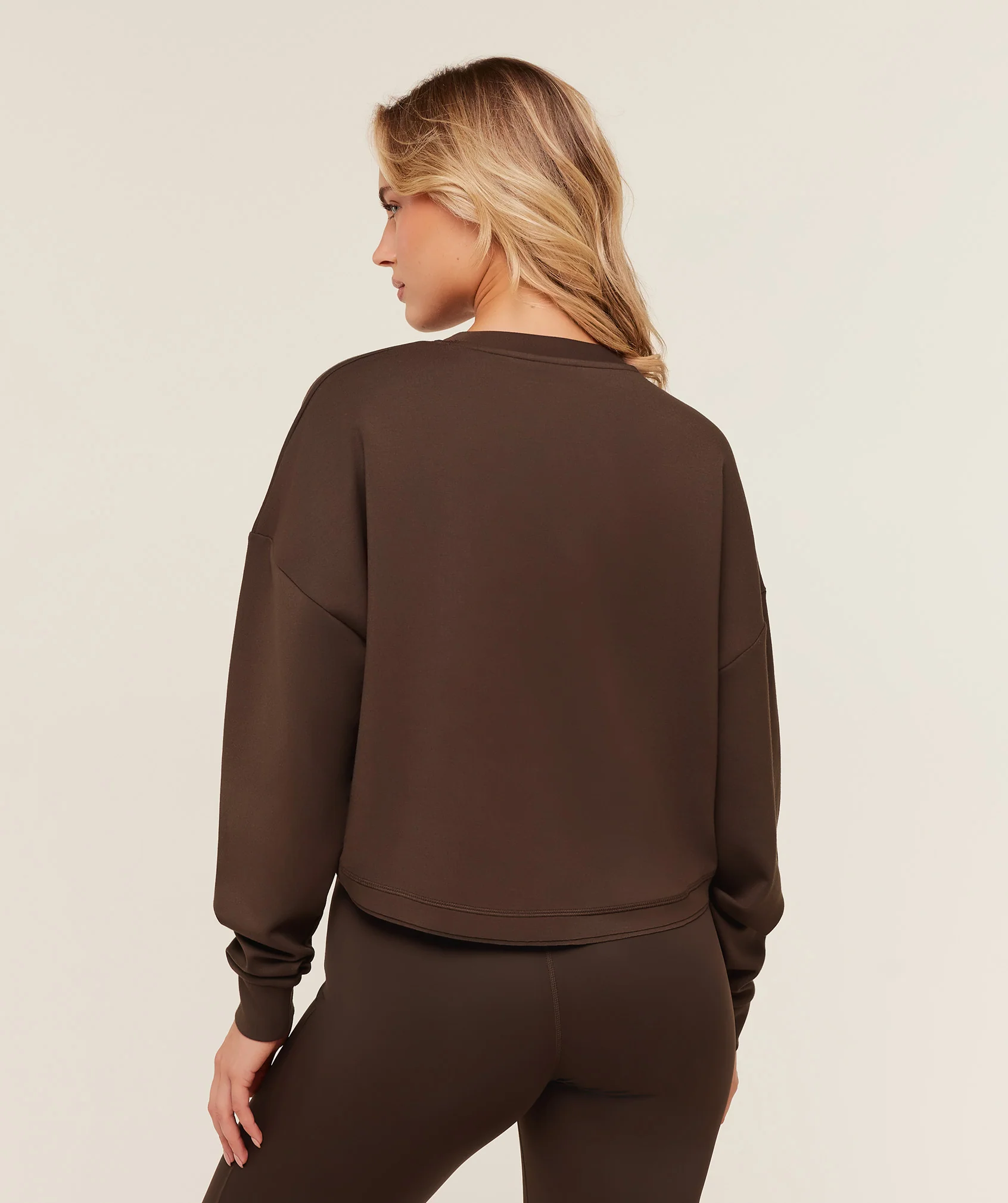 Gymshark Flow Long Sleeve Top - Archive Brown - Image 3
