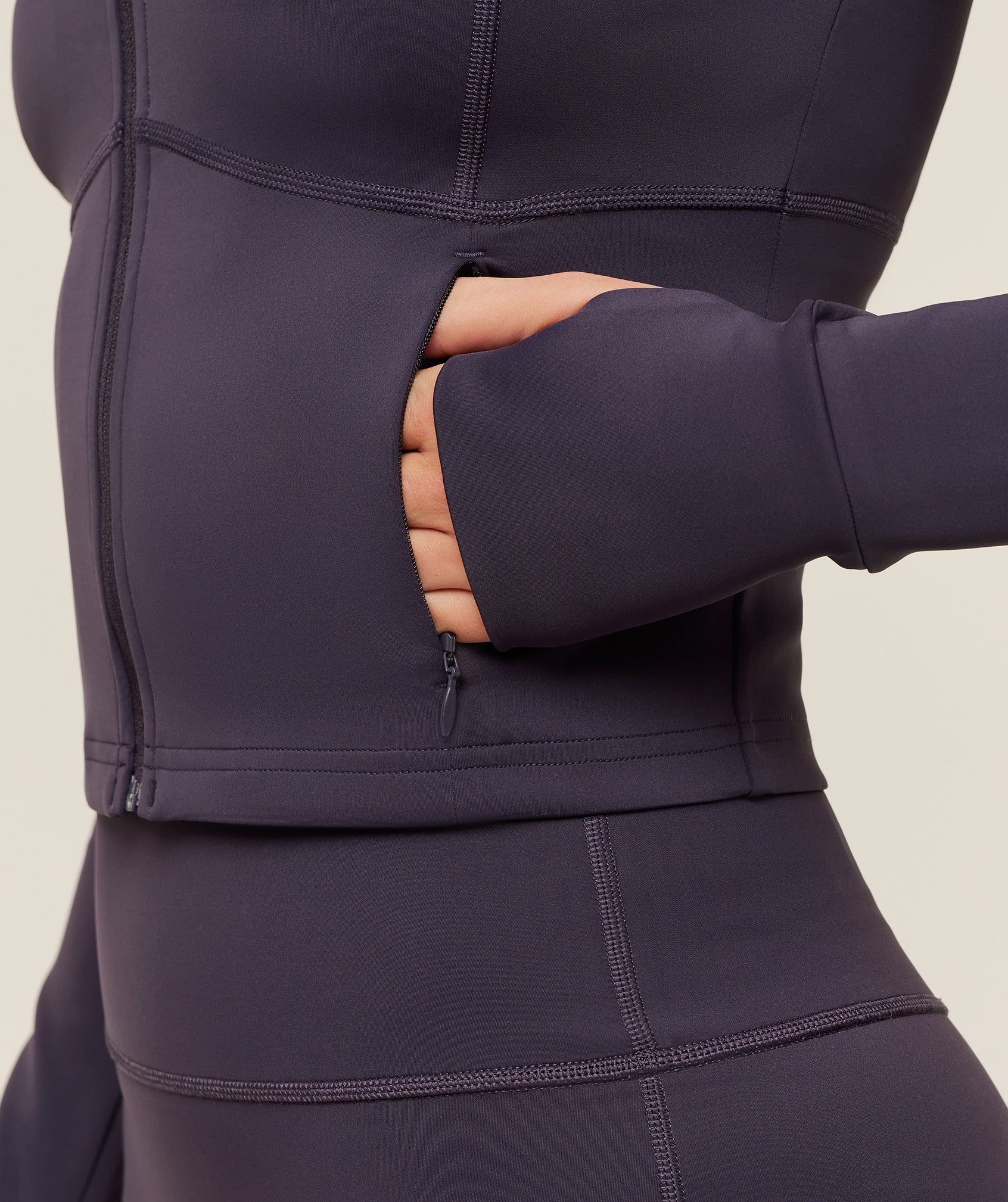Gymshark Flow Zip Up Jacket - Midnight Purple - Image 5