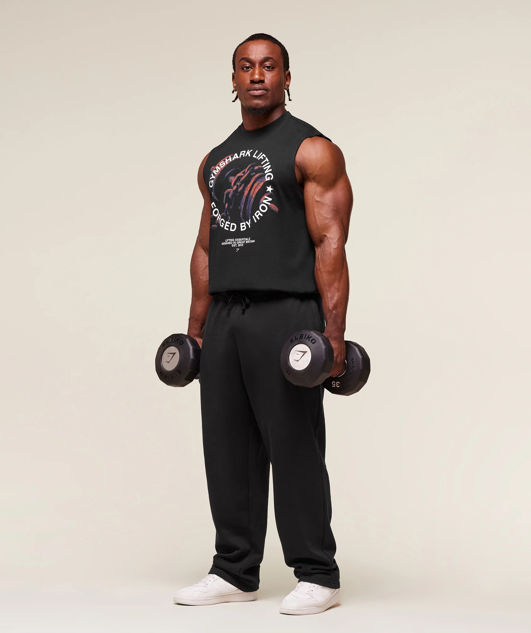 Gymshark Forged By Iron Tank - Black - Image 4