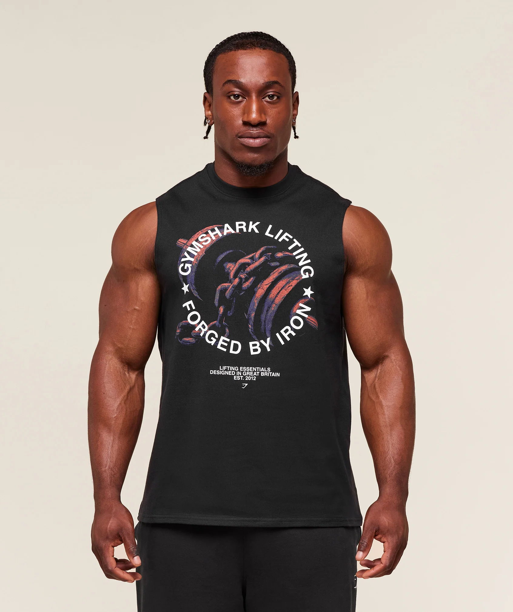 Gymshark Forged By Iron Tank - Black - Image 5