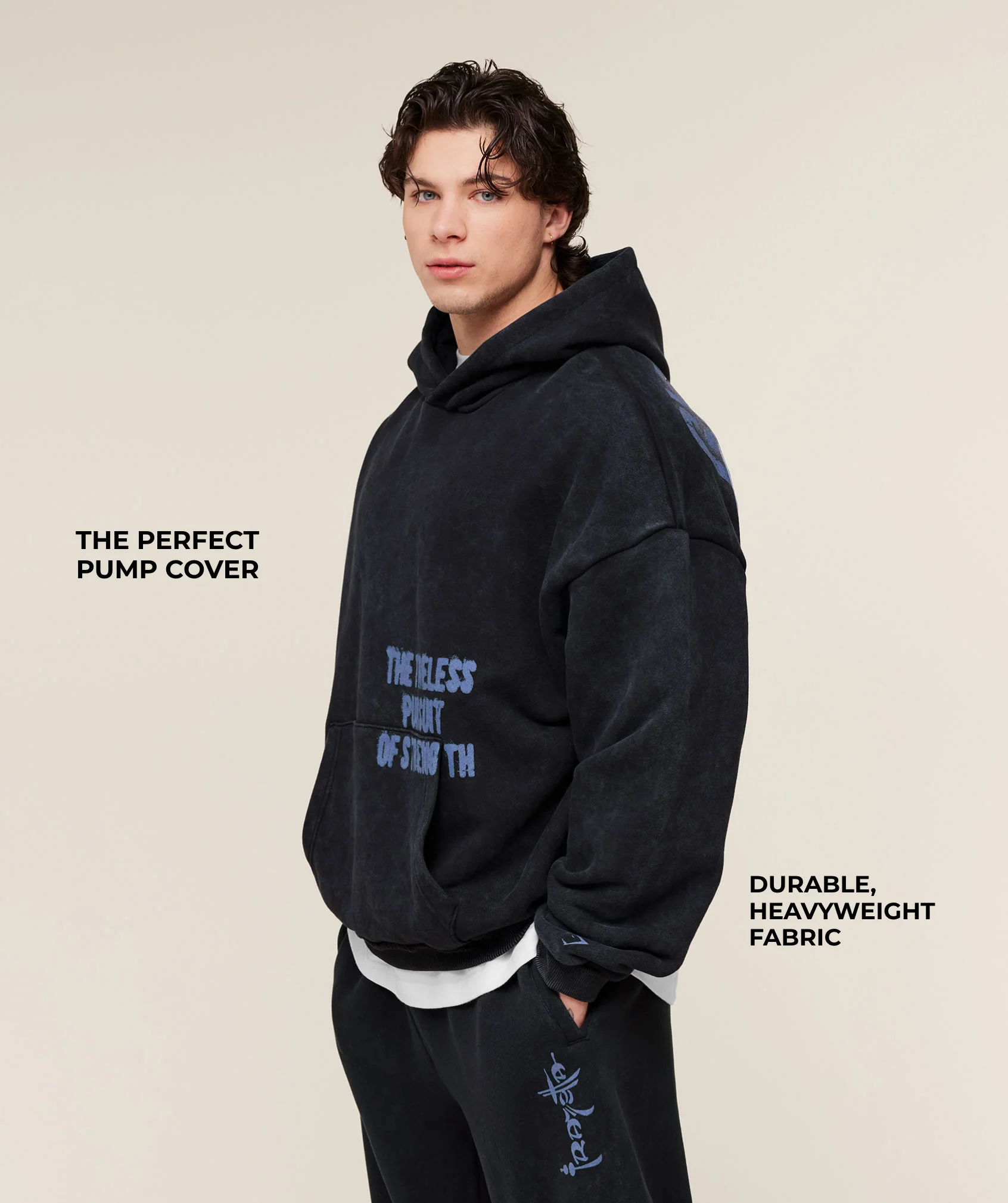Gymshark Power x Frazetta Graphic Hoodie - Black - Image 3