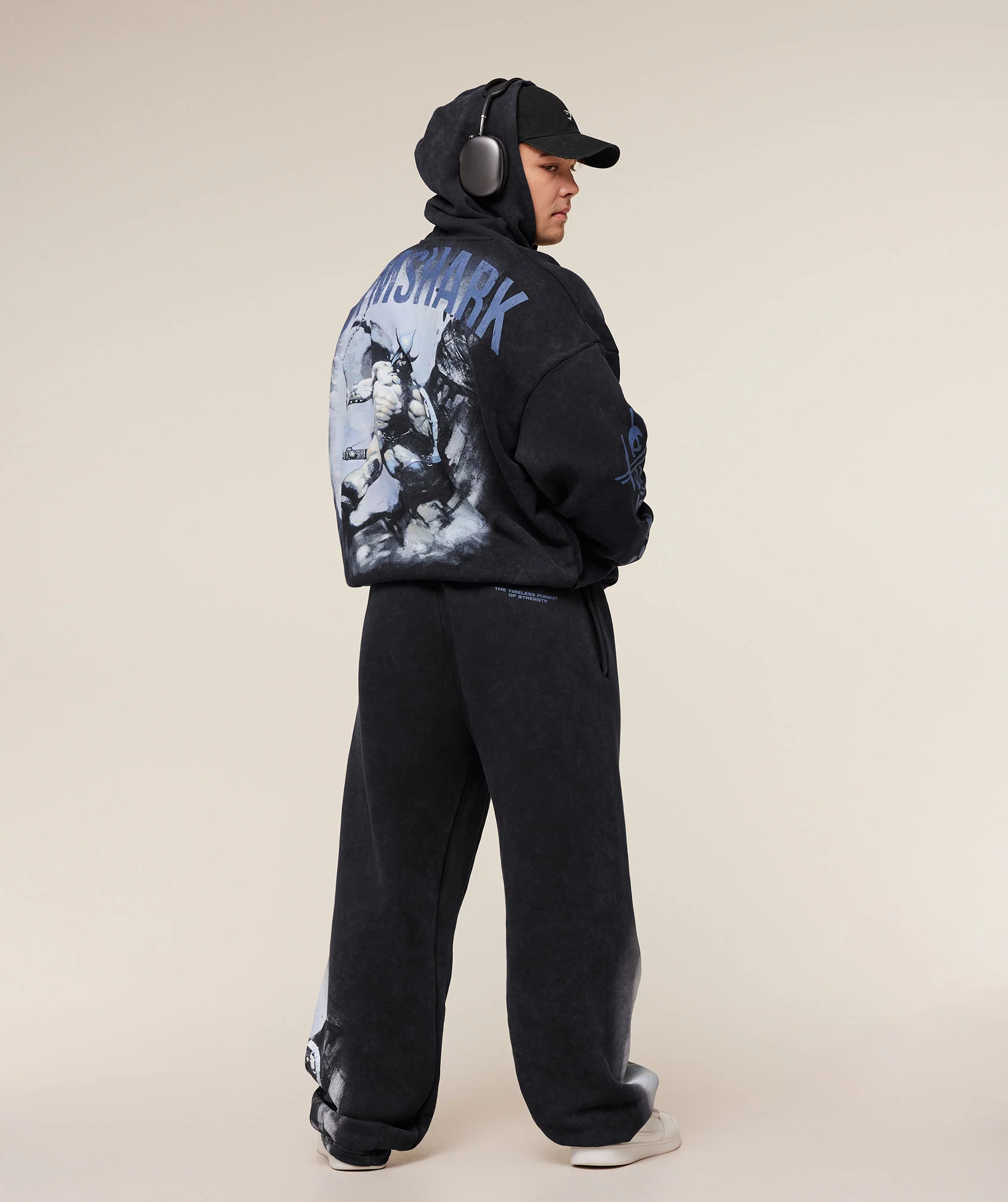 Gymshark Power x Frazetta Graphic Hoodie - Black - Image 4