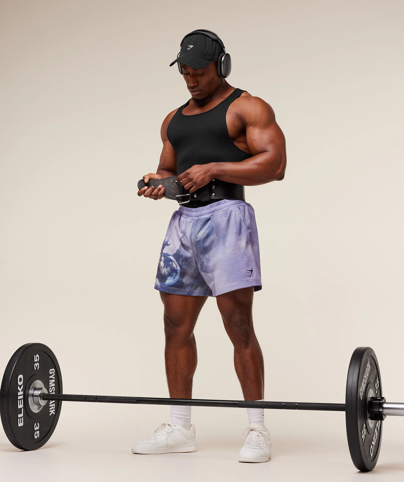 Gymshark Power x Frazetta Graphic Shorts - Steady Purple - Image 5