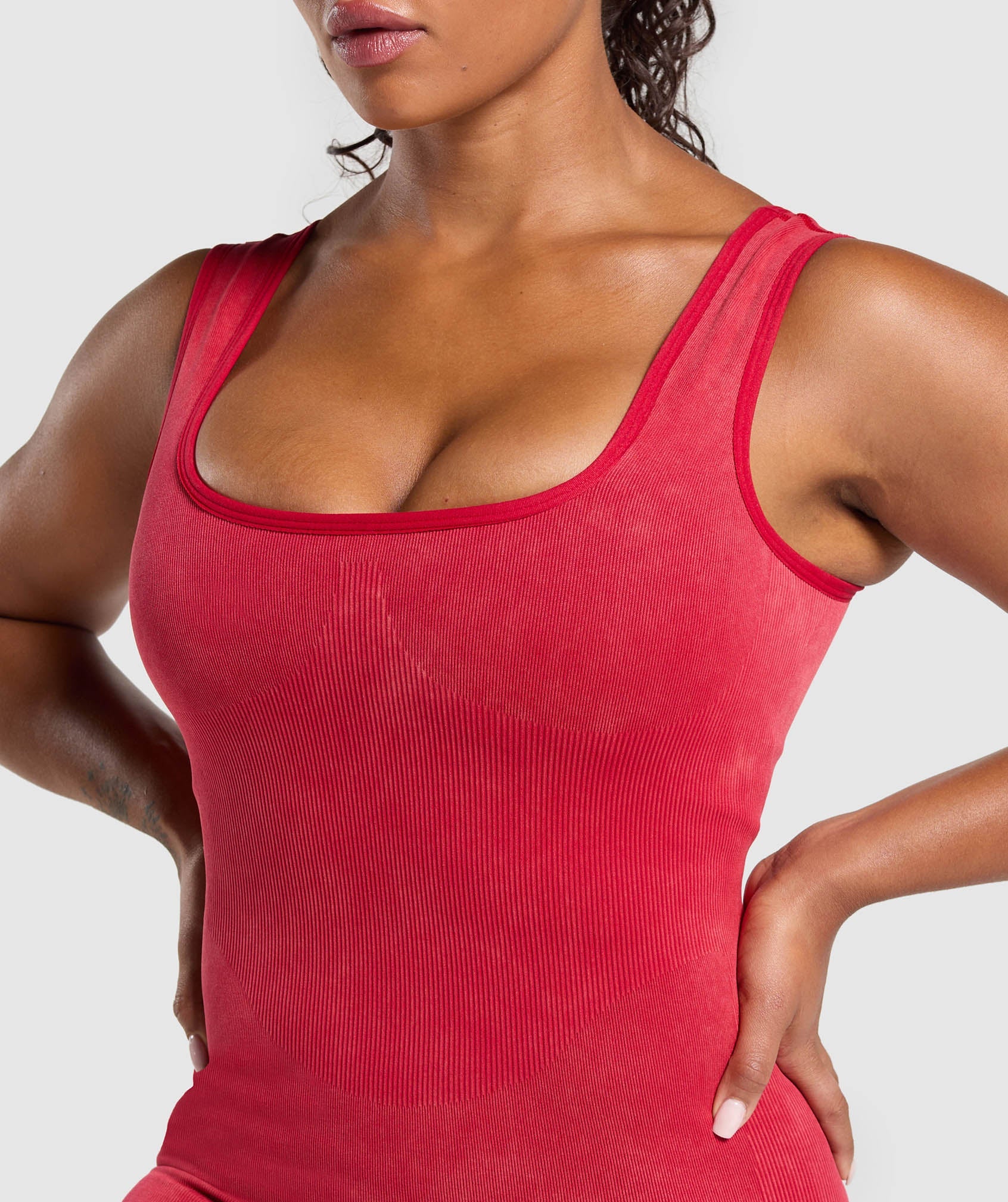 Gymshark Gains Seamless All-In-One - Carmine Red - Image 6