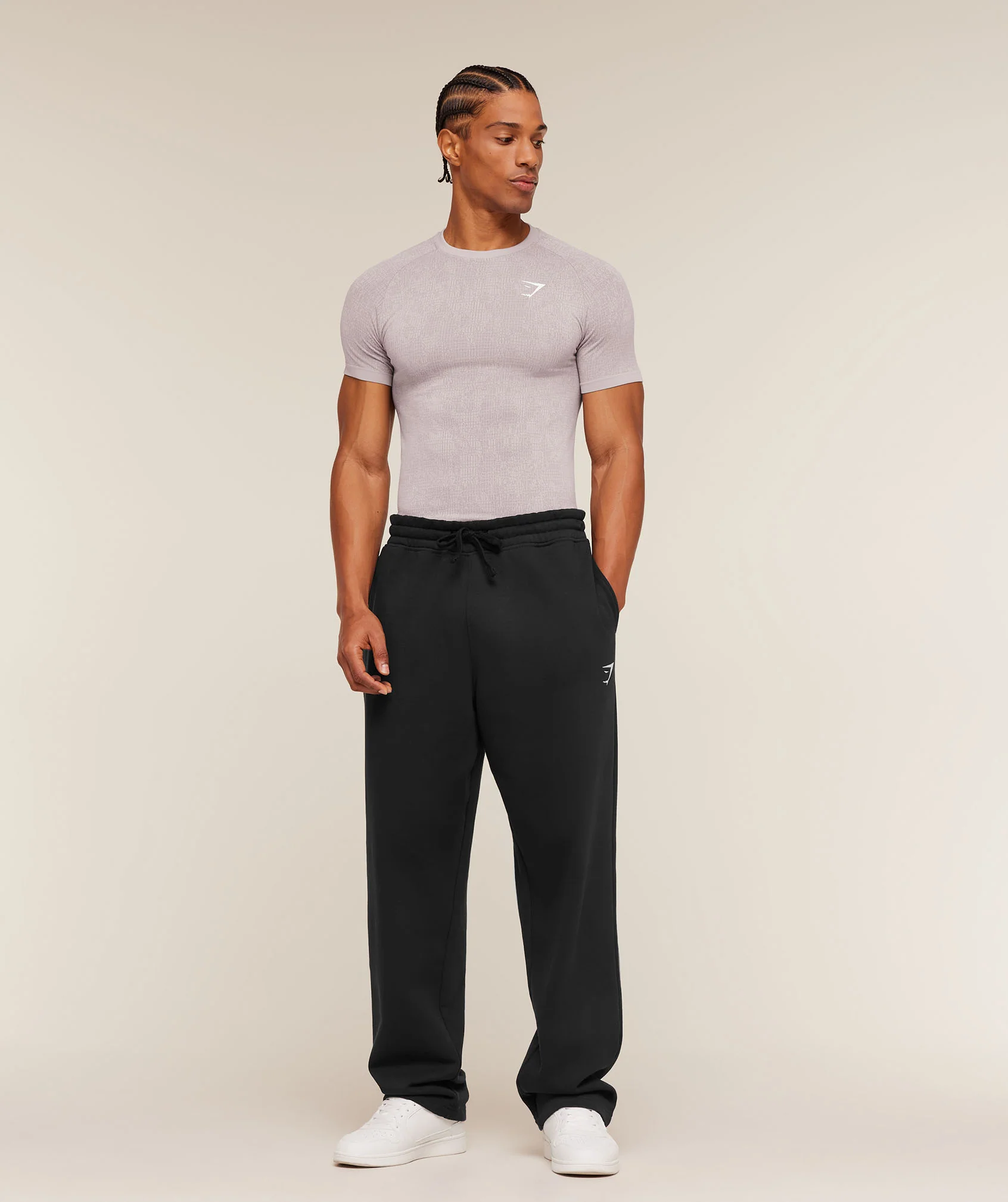 Gymshark Geo Seamless Grid T-Shirt - Dawn Purple/Dusk Purple - Image 5