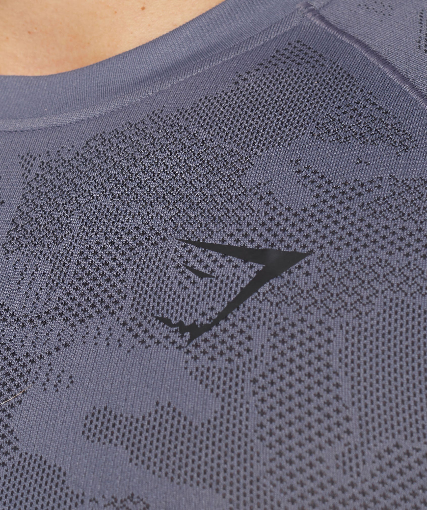 Gymshark Geo Seamless T-Shirt - Dewberry Purple/Black - Image 3